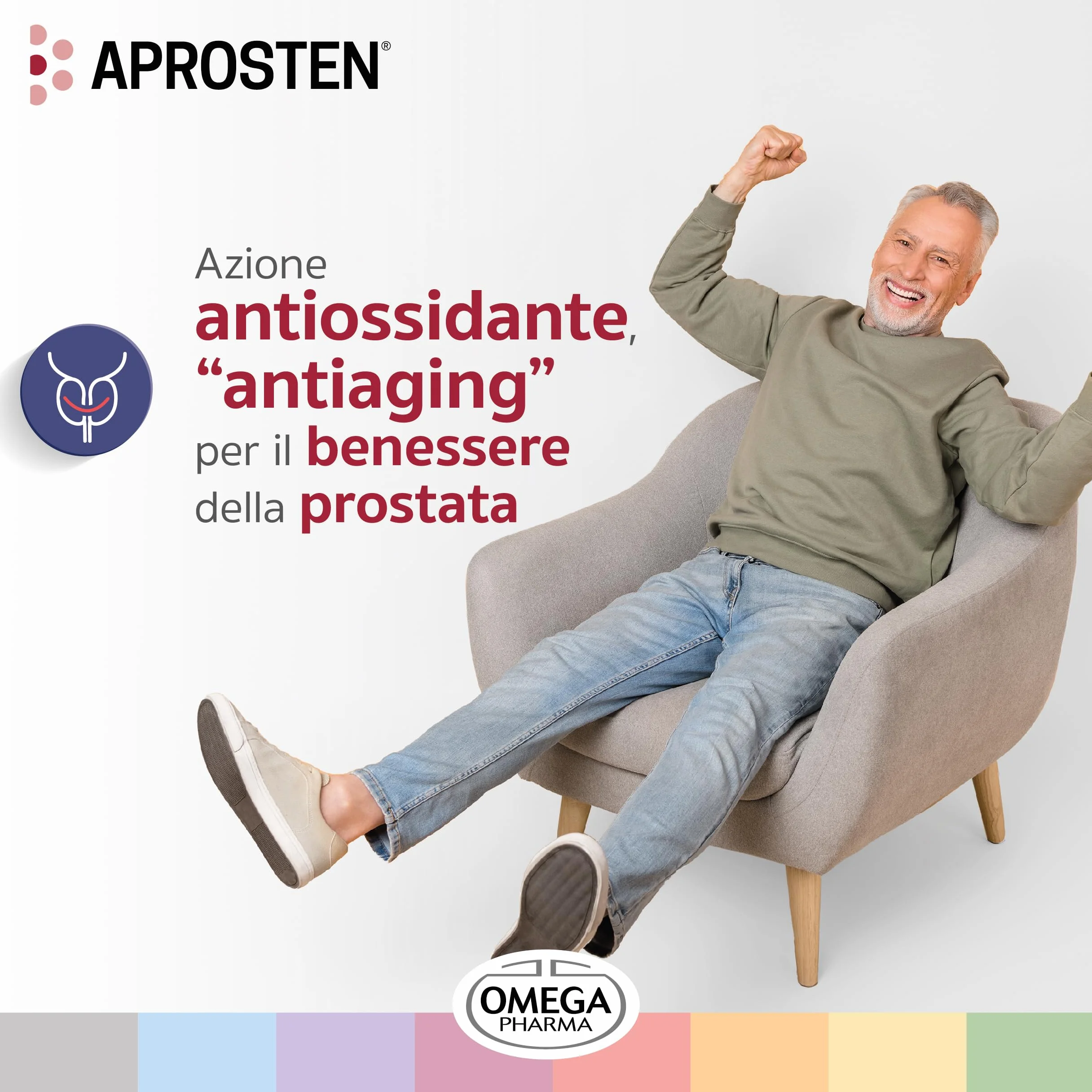 Omega Pharma Aprosten Vitamina D3 30 Compresse Prostata