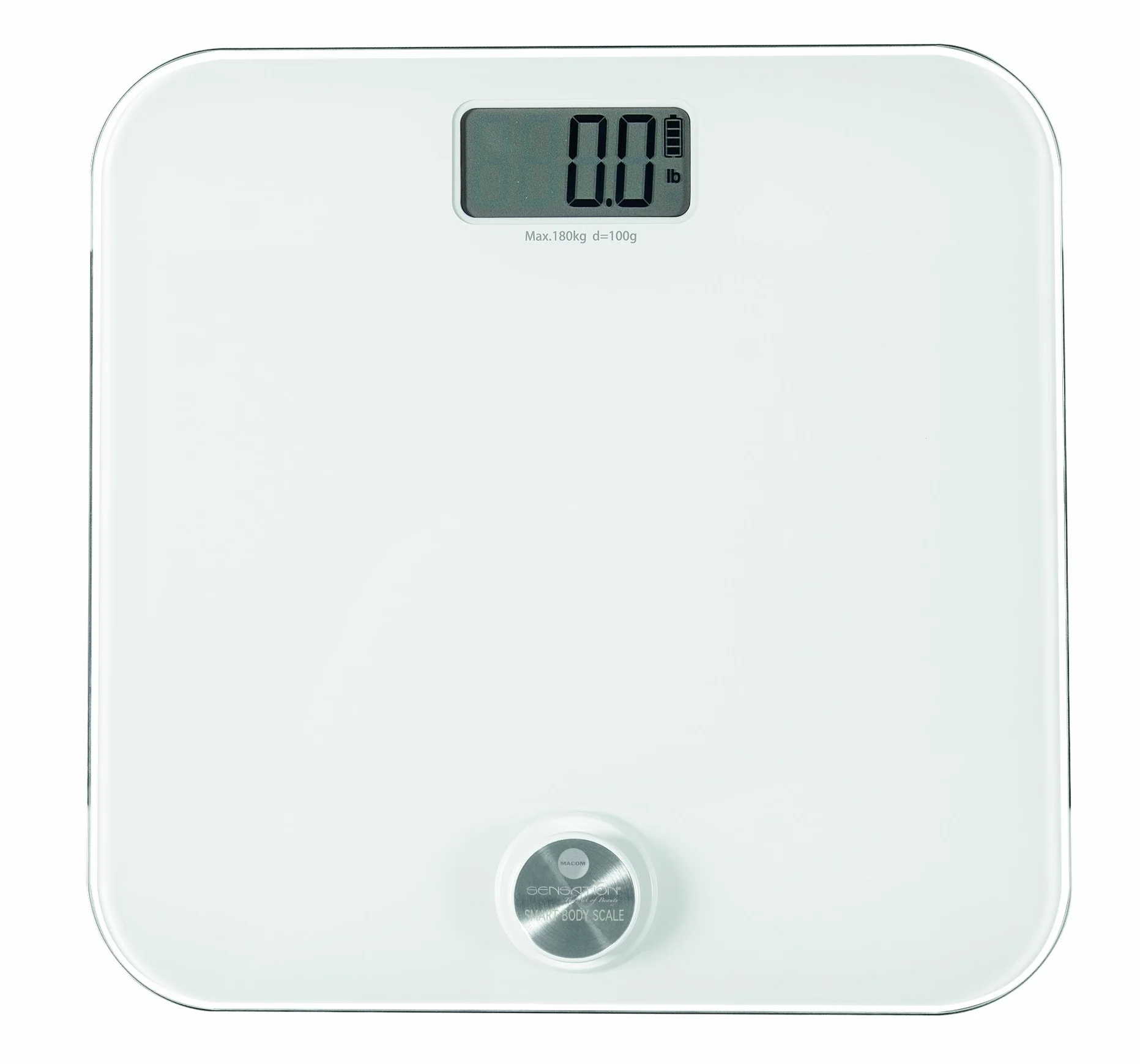 Sensation 869 Smart Body Scale Pesapersone Elettronica Ricaricabile Manualmente 100 gr 180 Kg
