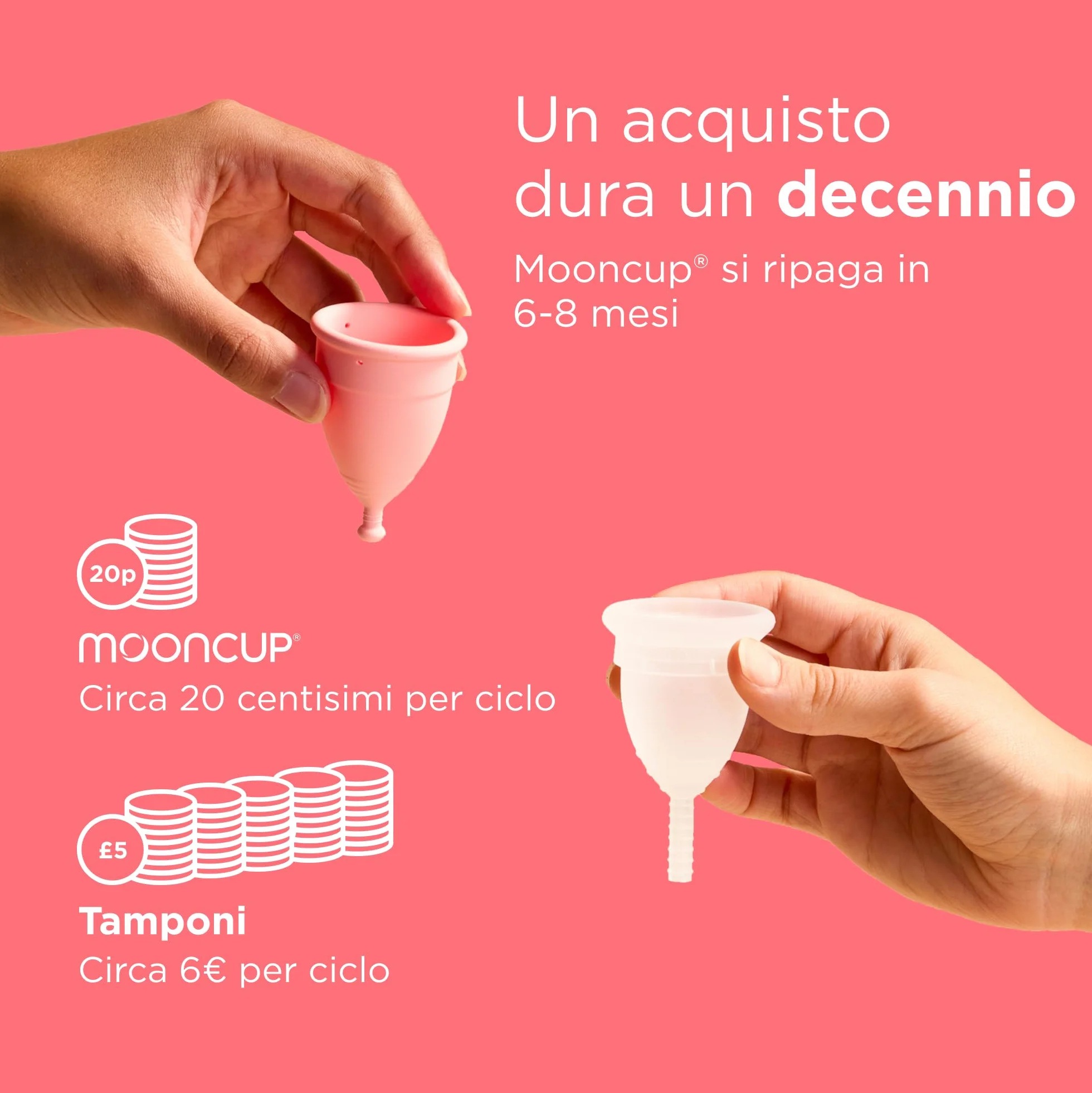 MOONCUP - Coppetta mestruale ecologica - Taglia A