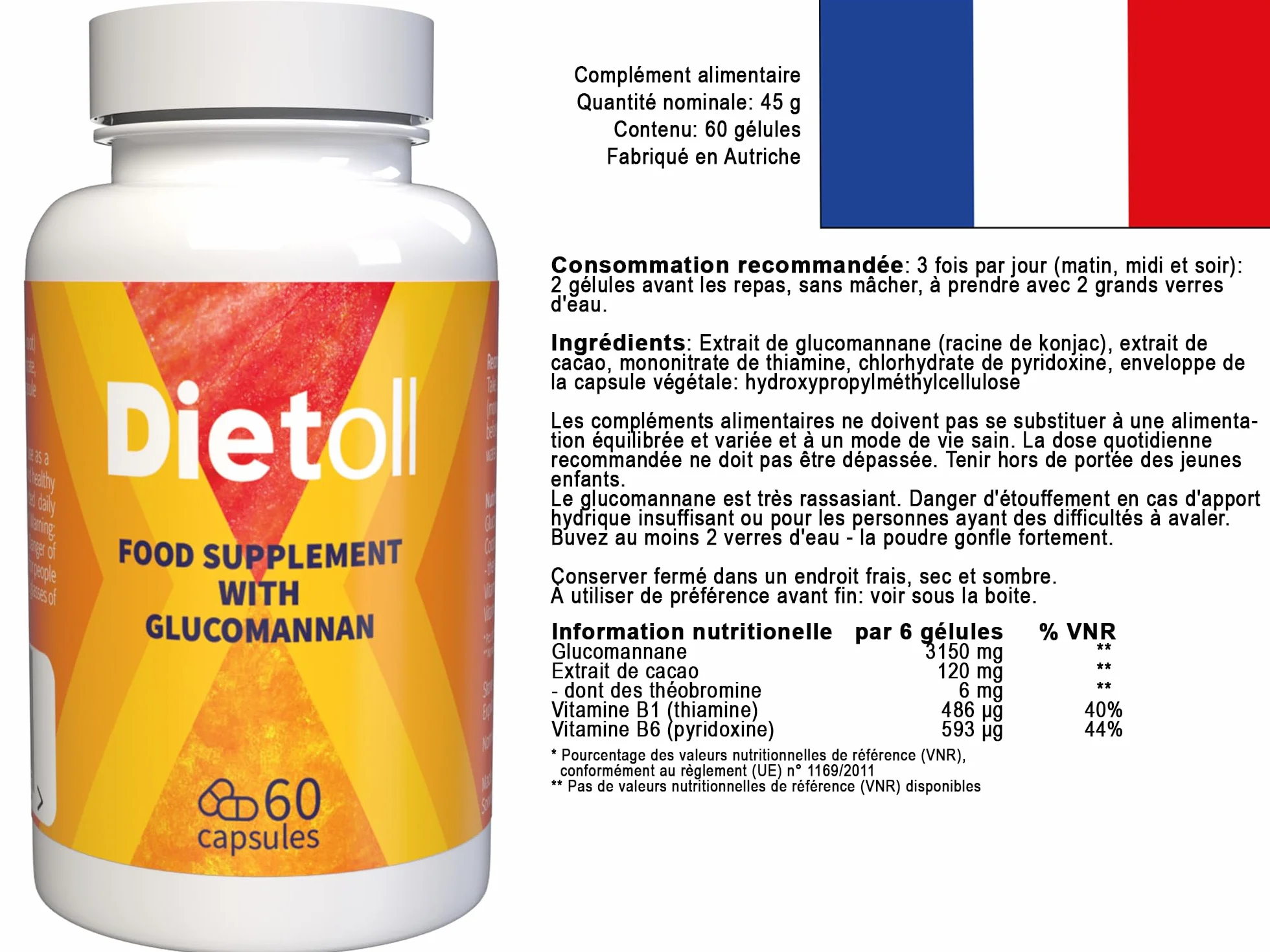 Dietoll 180 Capsule 3x60 Confezione da 3
