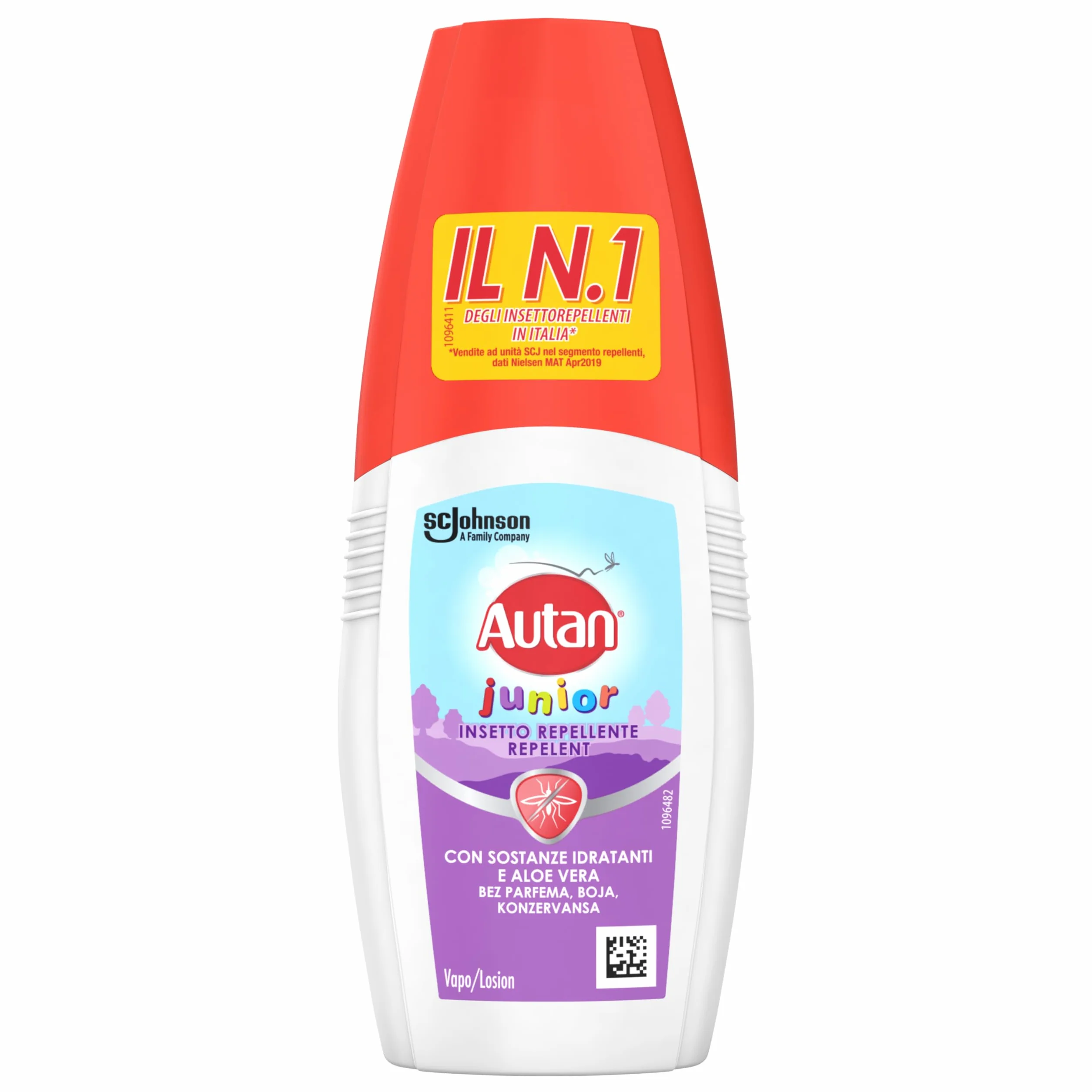 Autan Junior Vapo Spray Repellente Insetti 100 ml per Bambini oltre 2 Anni