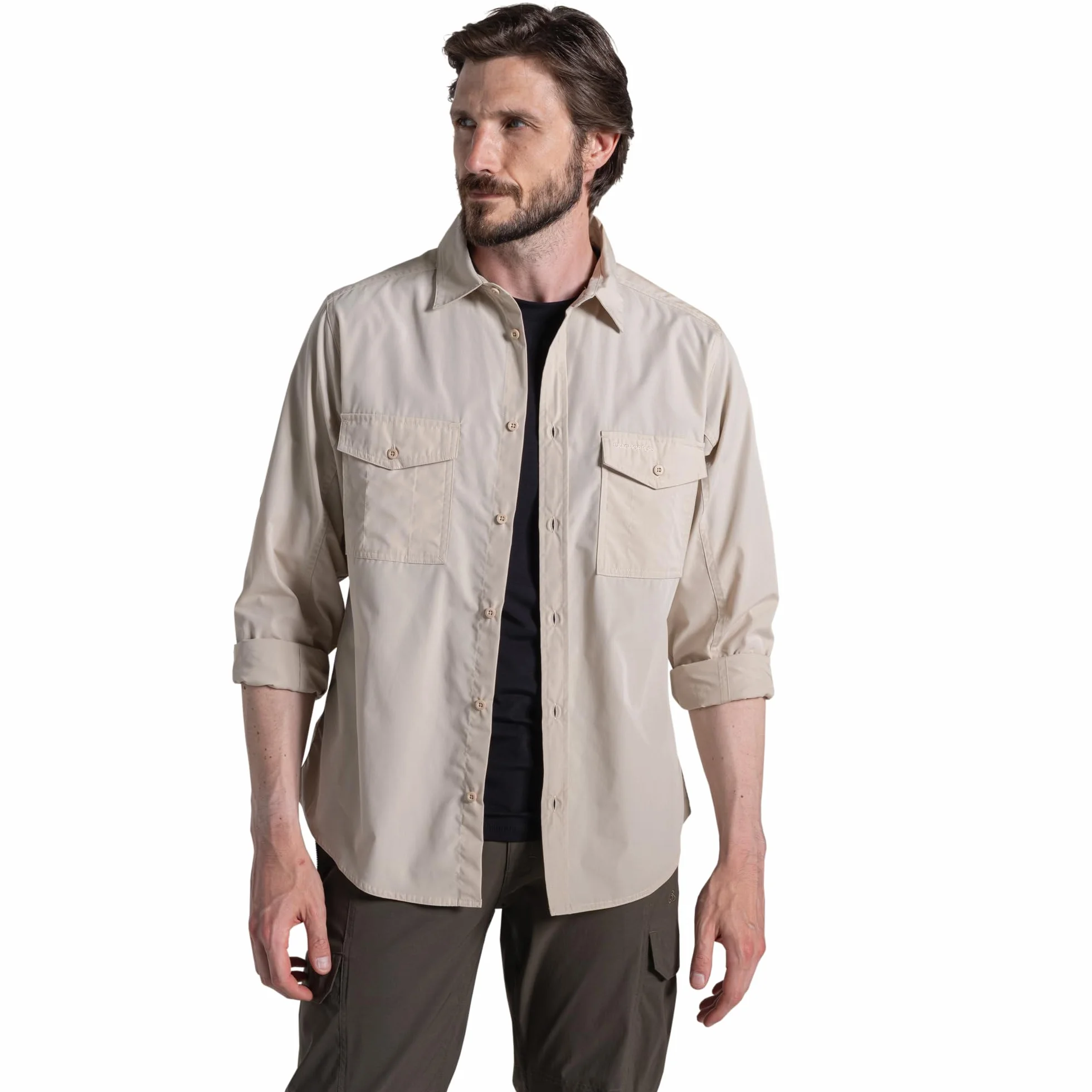 Craghoppers Kiwi II LS Shirt Camicia da Trekking a Maniche Lunghe da Uomo