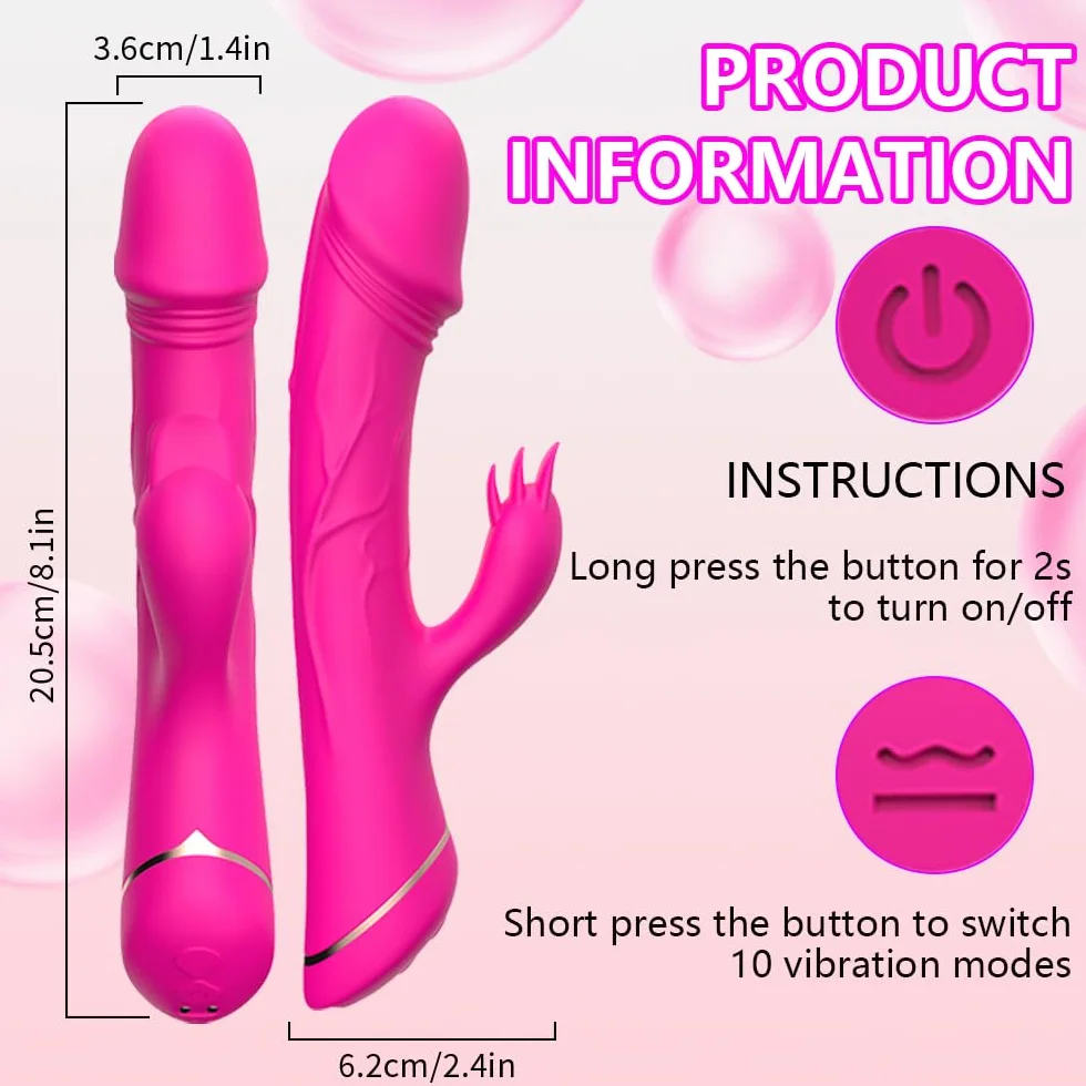 Vibratoreper Donna Professionale Grandi Clotoride Vibratore Rabbit Sex Toys Vibratore Succhia Clotoride Sexytoysys Sessuali Sex Toy Vibratori 10 modalità Potente