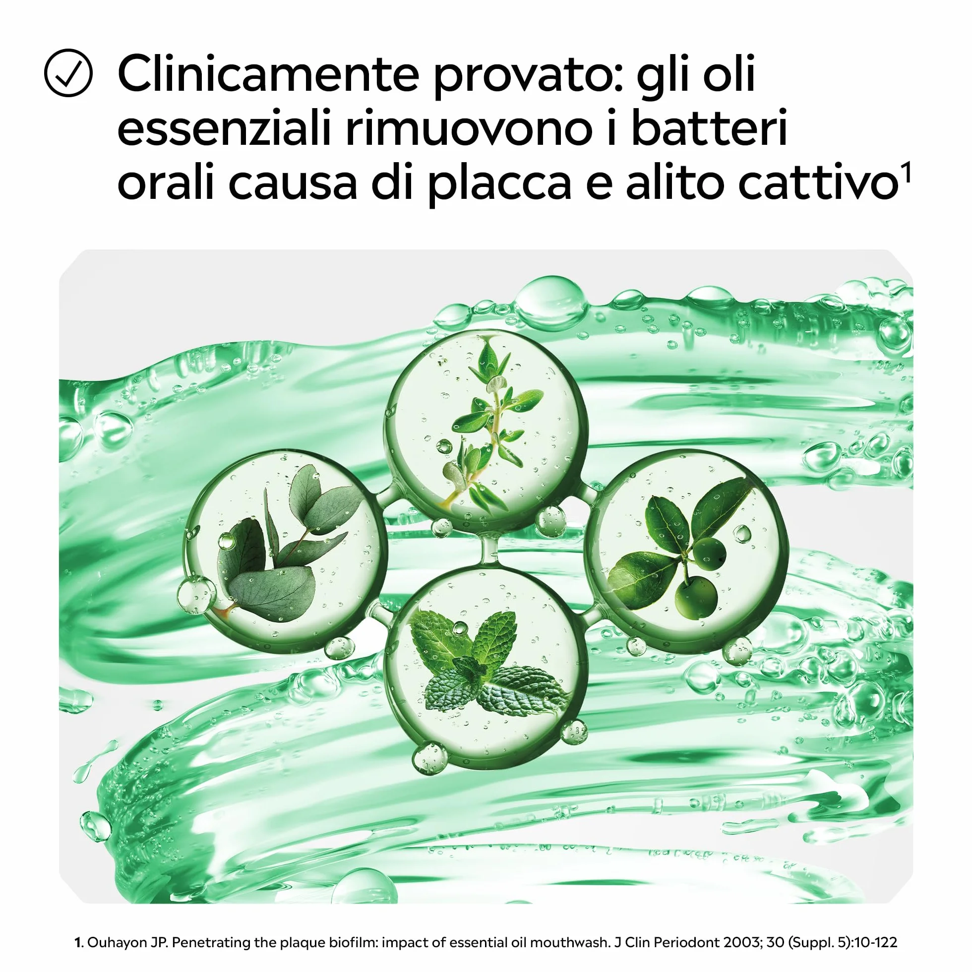 LISTERINE Total Care Denti e Gengive Collutorio al Fluoro Menta Fresca 2x1L