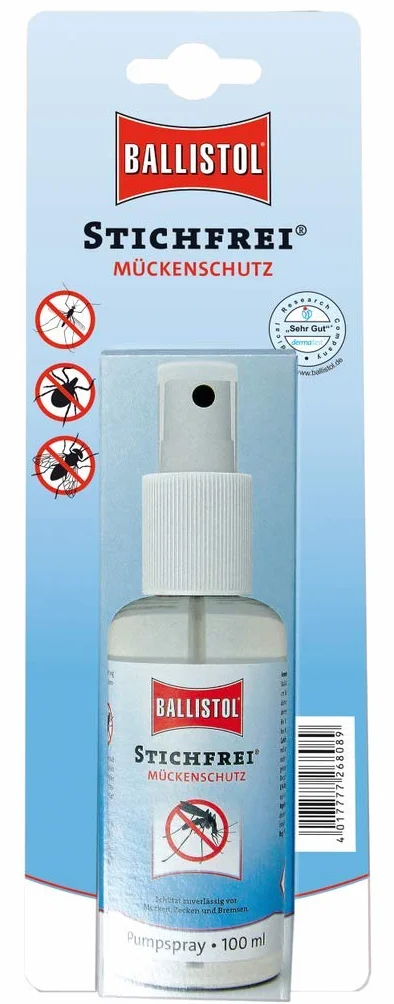 Ballistol Spray Repellente per Insetti Stichfrei 100 ml
