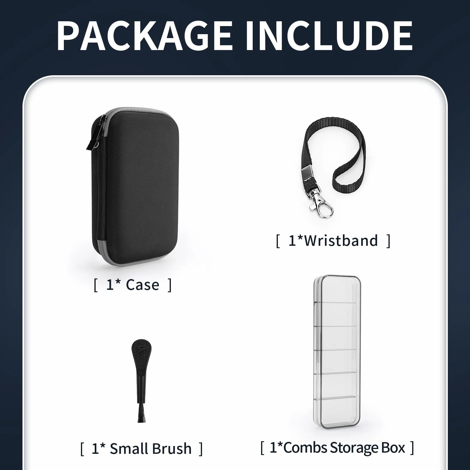 Yinke Custodia per Philips One Blade Face QP2520, QP2630, QP2530, QP2620 rasoio regolabarba, Custodia Protettiva Rigida per il Trasporto in Viaggio