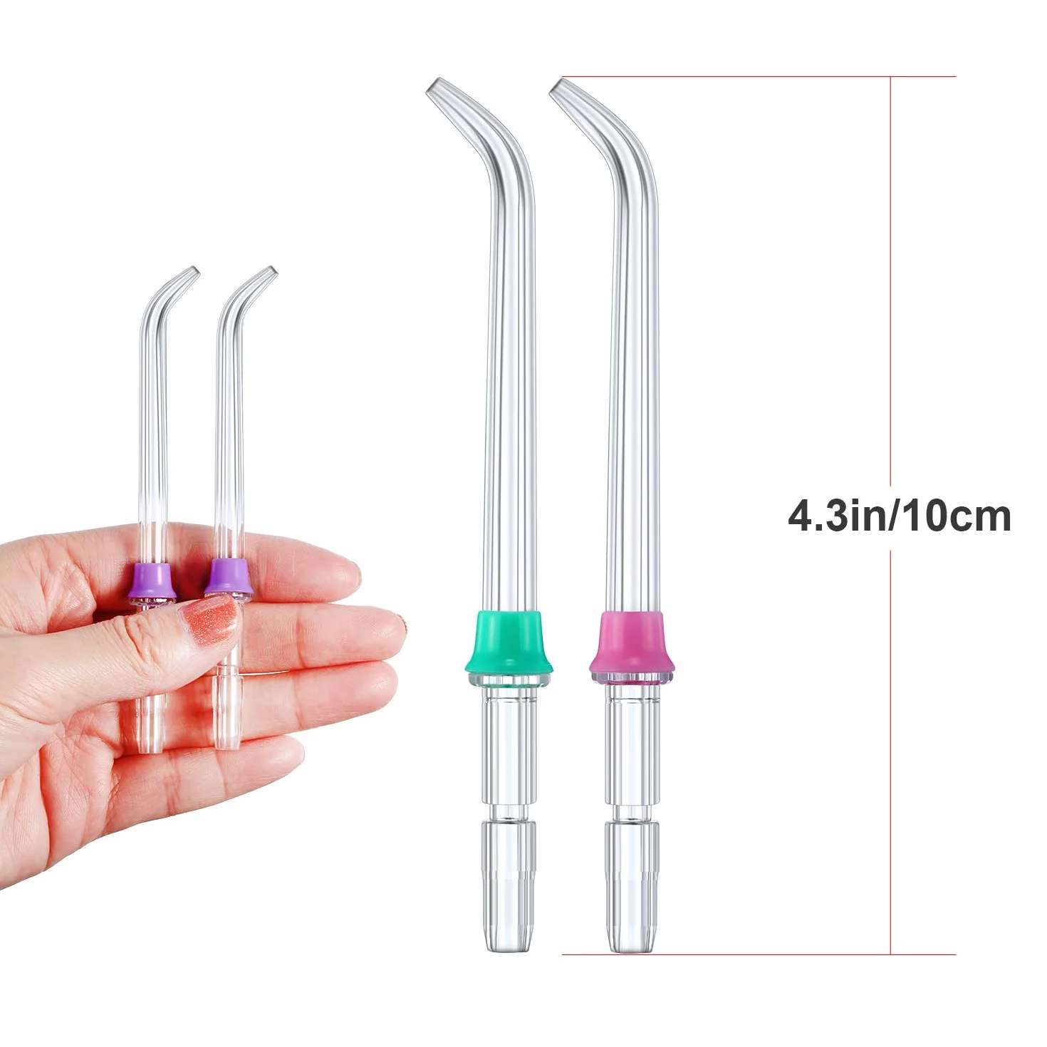 Waterpik Water Flosser Ugello Dentario Ricambio Punte Spruzzo Idropulsore 6 Pezzi