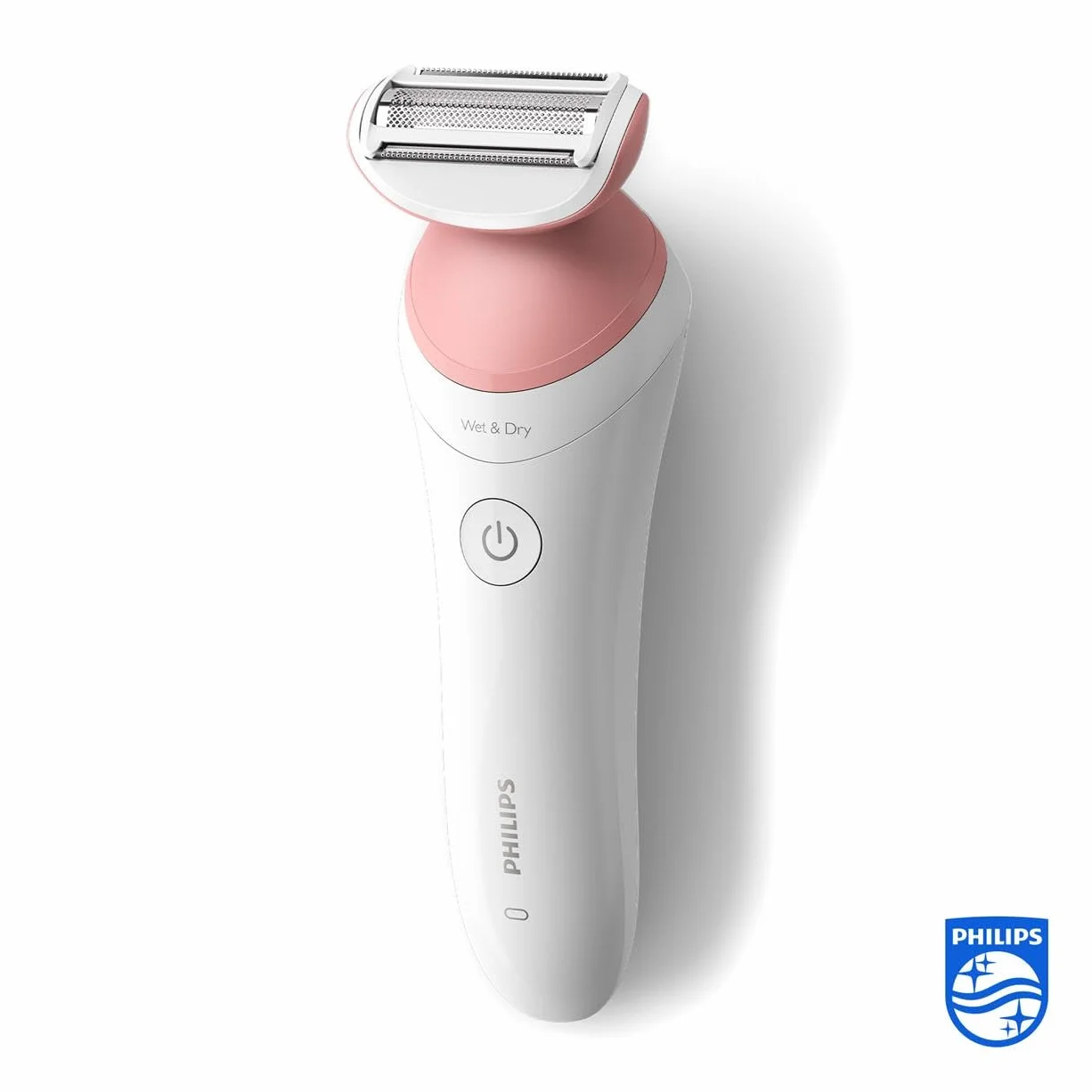 Rasoio da donna Philips Serie 6000 - Rasoio cordless con 6 accessori inclusi Guanto esfoliante, rifinitore per zona bikini (Modello BRL146/00)