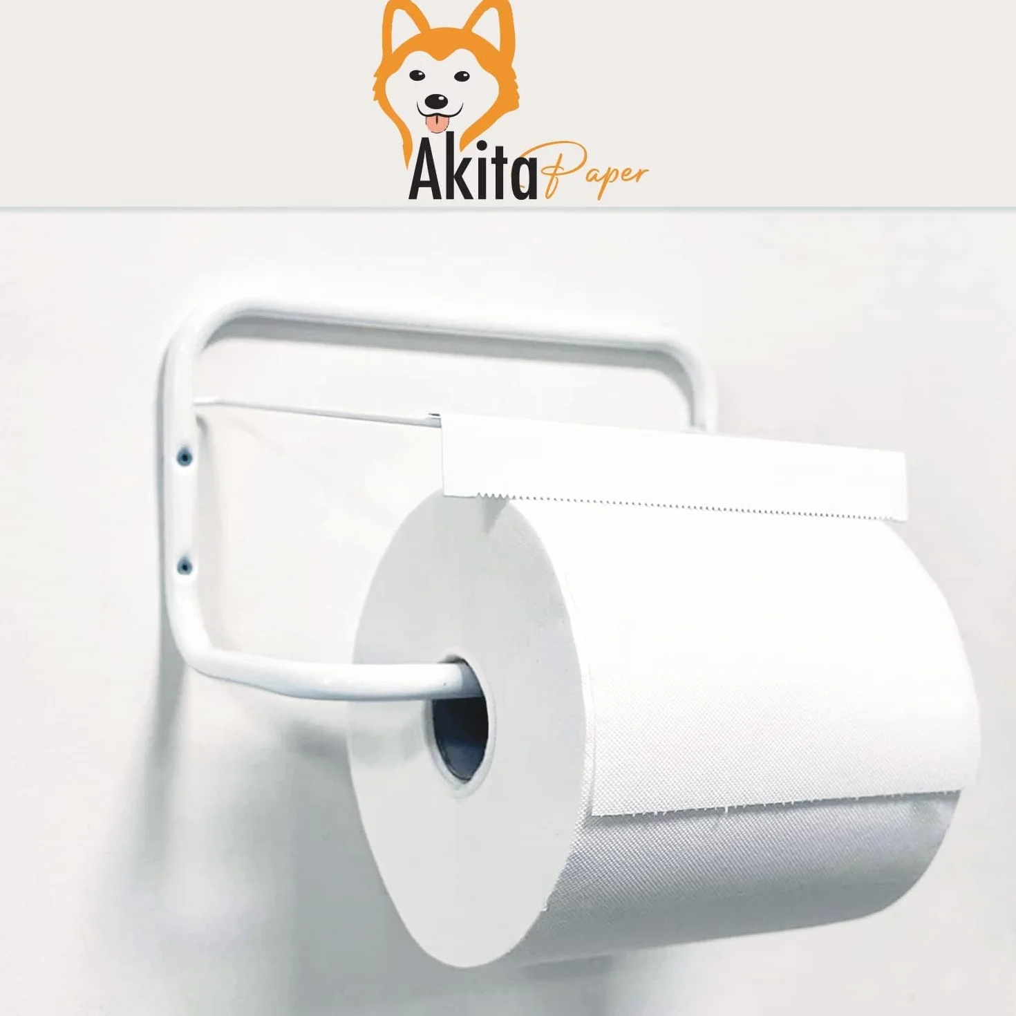 Akitaink Carta Asciugatutto Extra Resistente 2kg 6400 Strappi 2 Veli Pura Cellulosa Bobina Cucina Made in Italy