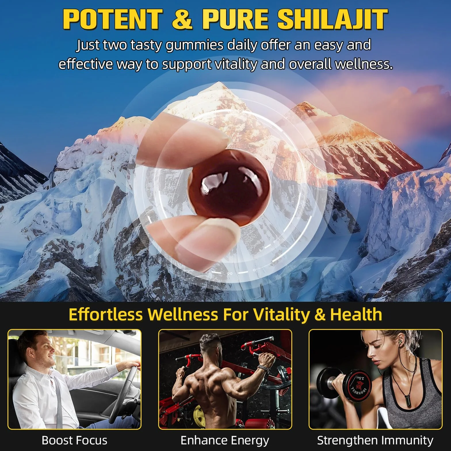 Himalaya Shilajit Gummibearchen 2 Pack