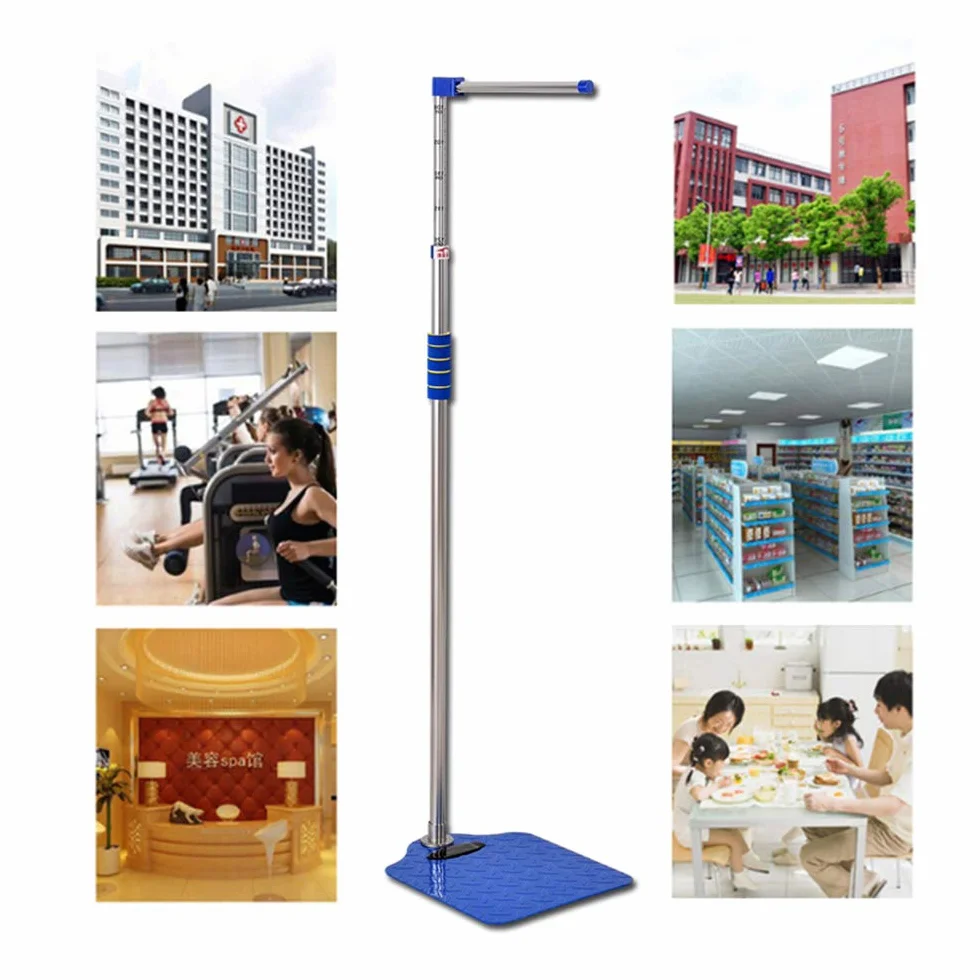 Bilancia Elettronica per Medici Con Asta di Altezza, Display LED HD, Misurazione (100-190 cm), Regalo