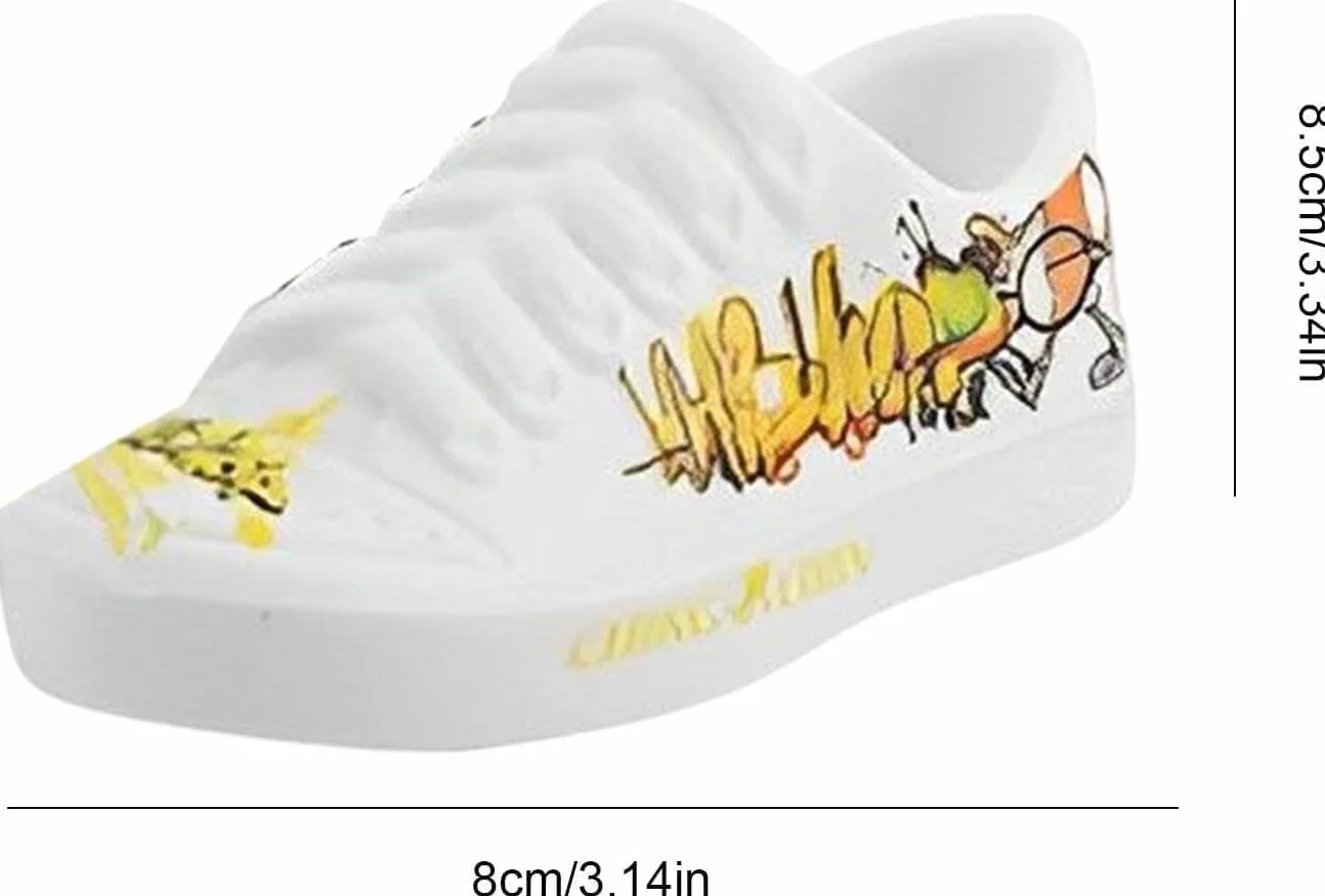 Jowxsx 1Pair Mini Finger Shoes, Mini Finger Shoes, Finger Pad Ginocchiere, Scarpe da tastiera, Mini Key Fob Scarpe, Finger Trainers, Breakdance, Finger Shoes