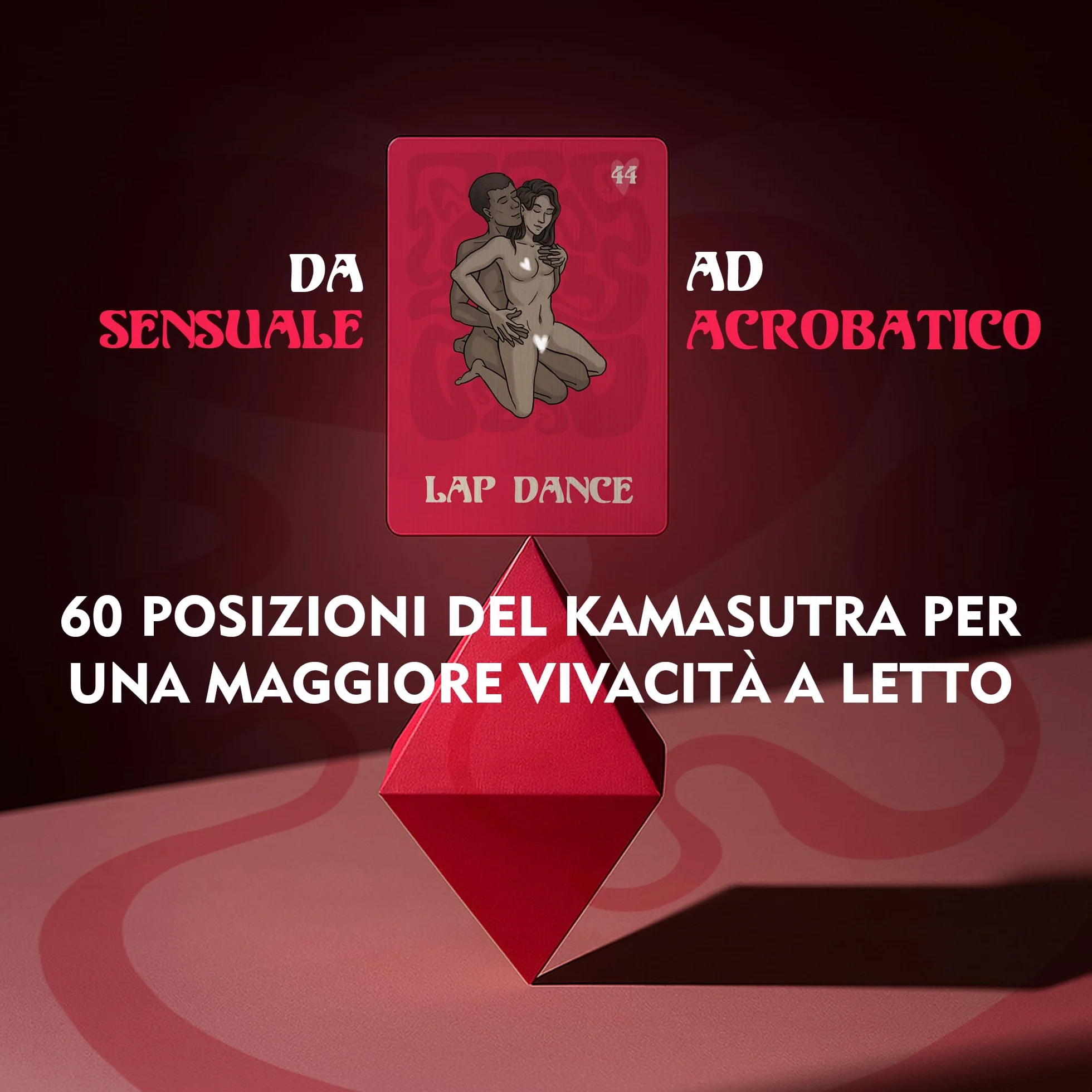 Kamasutra - Giochi Erotiici Coppie, Giochi Erotici Sessuali Hot Per Coppie, Regalo Coppia, Giochi Da Tavolo Sexy, Gioco Erotico Sessuale Hard, Carte Per Adulti Da Letto Hot, Sesso Sex Toys Intimi