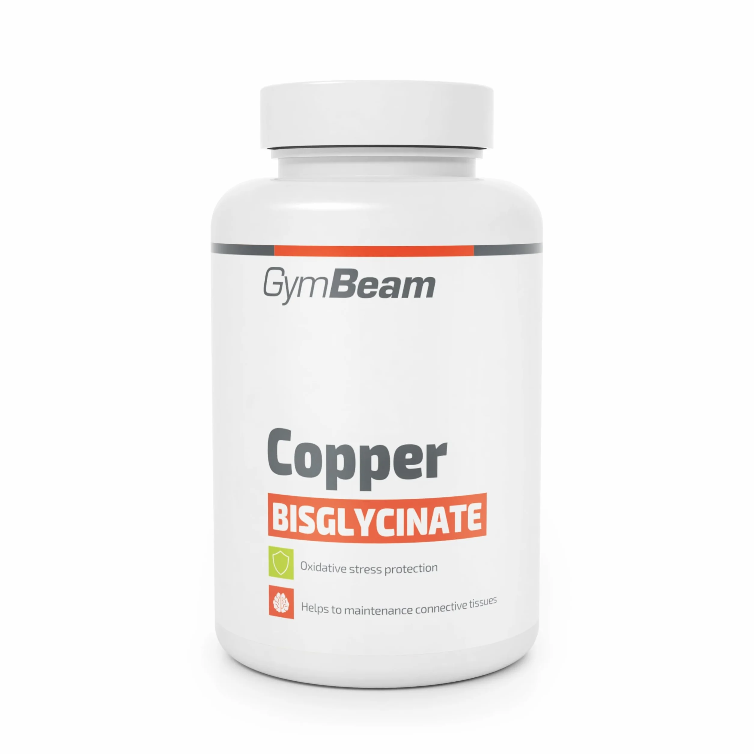 GymBeam Integratore di Rame - Bisglicinato di Rame ad alta assorbibilità, 1mg per Porzione, Sostiene Sistema Immunitario e Nervoso 120 Capsule