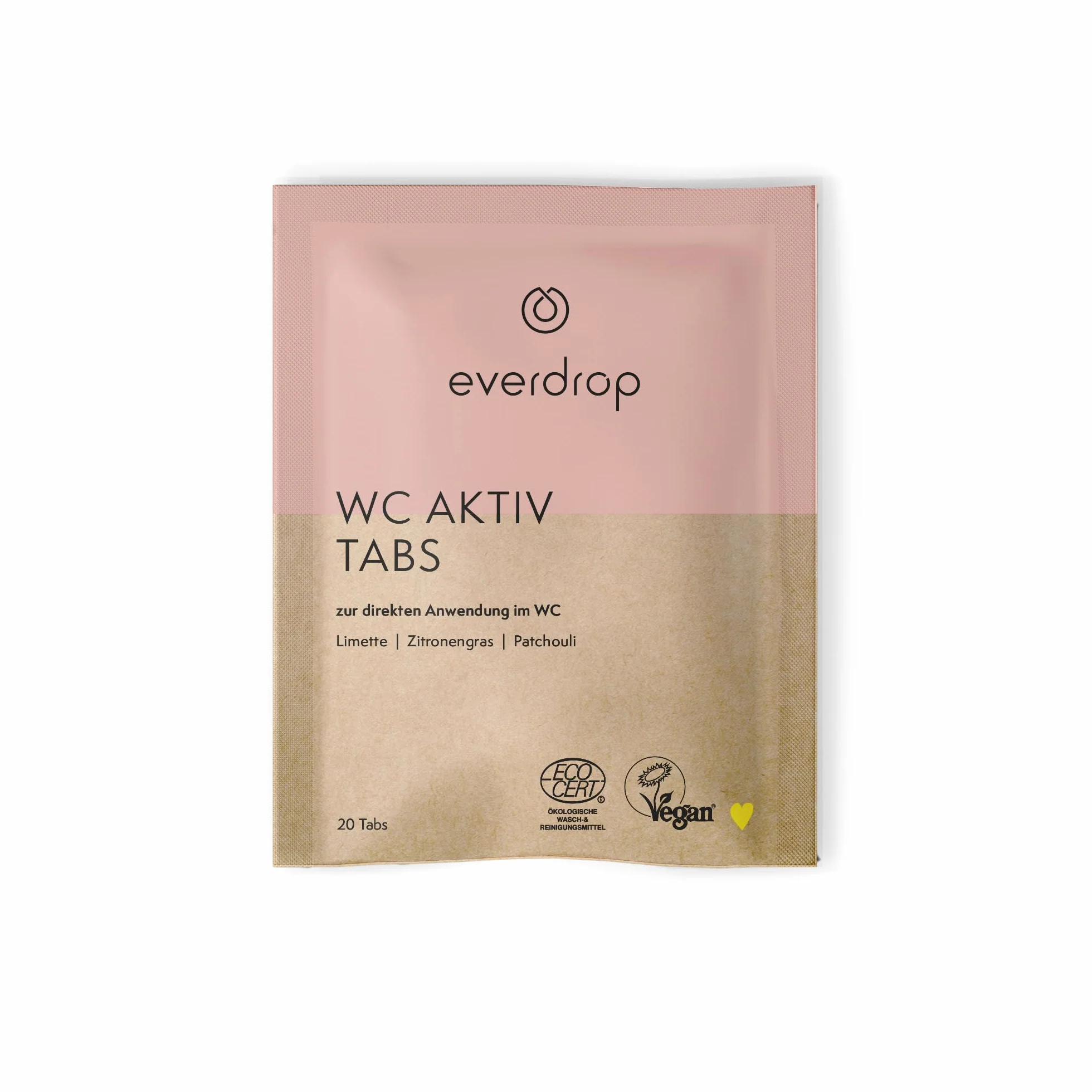 everdrop ABS per WC, 20 pezzi, pulizia profonda, grazie ai probiotici, 100% ingredienti di origine naturale