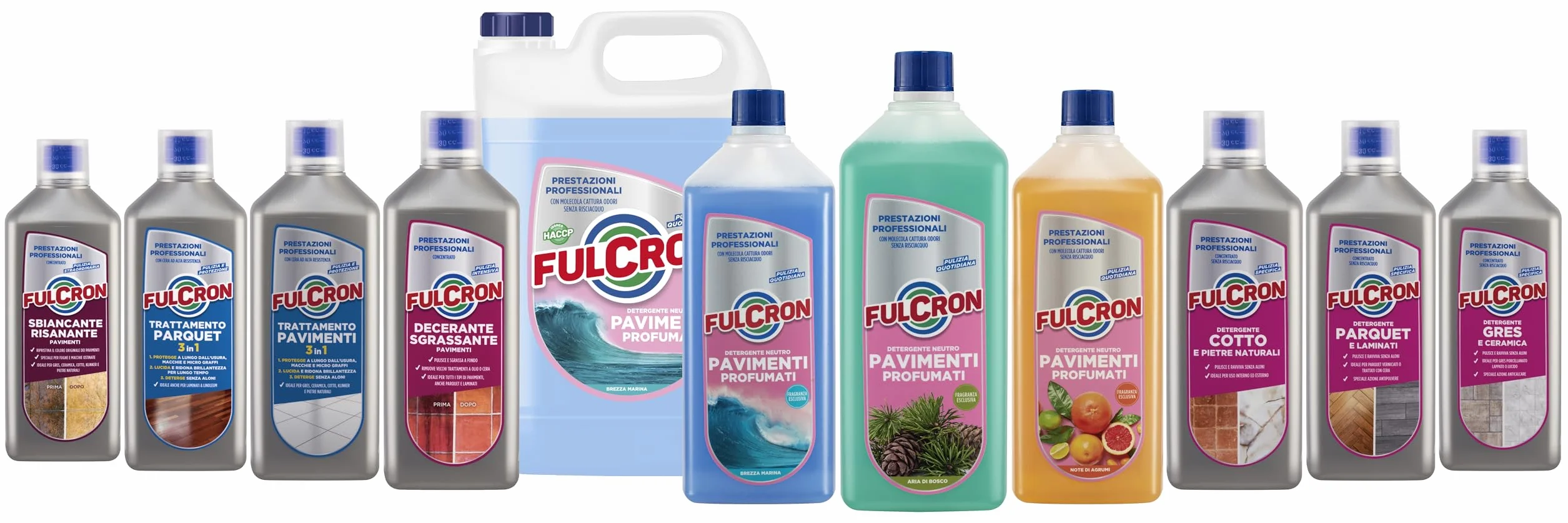 FULCRON Trattamento Parquet 3in1 1L - Protegge, Lucida e Deterge Pavimenti Laminati e Linoleum