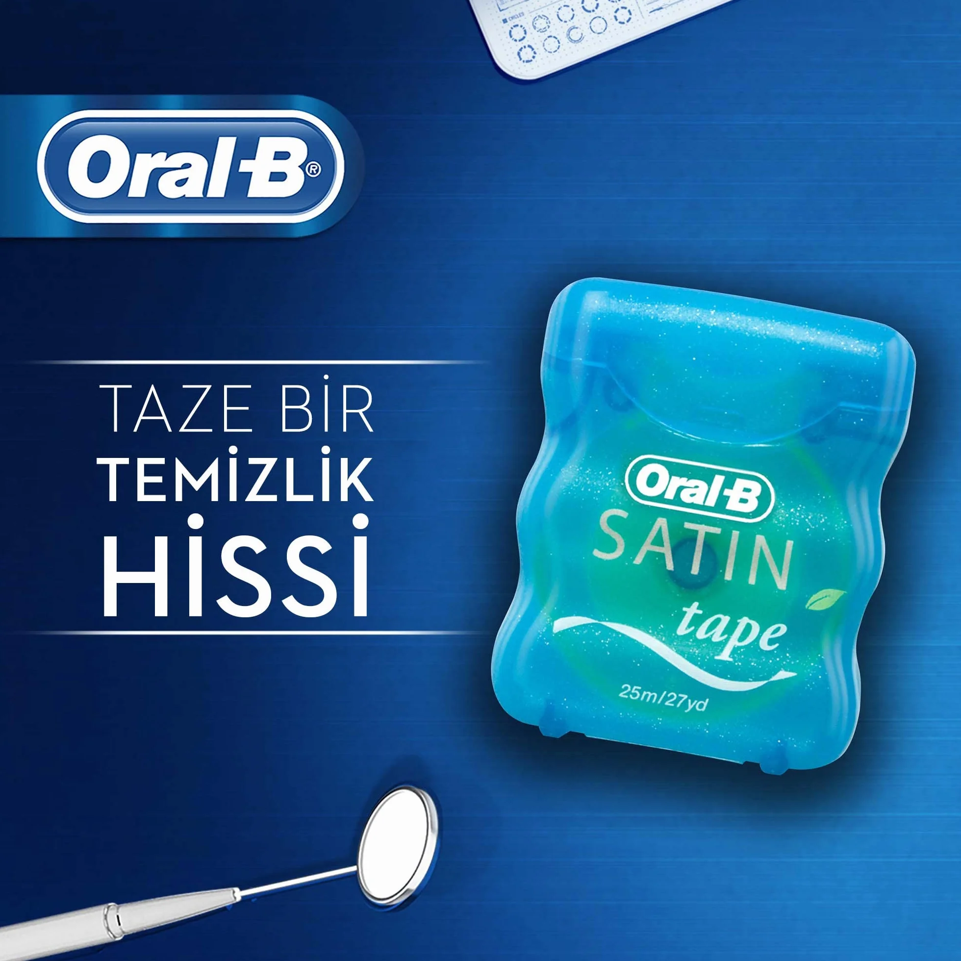 Oral-B Essential Satin Tape Filo Interdentale, 25 m