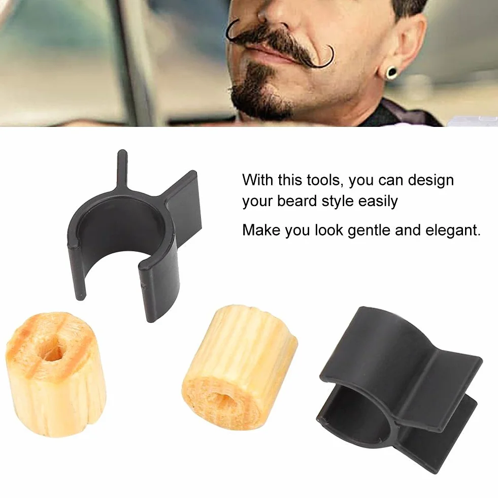 Rullo baffi, perfetto per lo styling della barba, strumento per lo styling della barba, bigodini per uomini, accessorio indispensabile per la cura della barba, baffi, per papà, ragazzi, marito, amici