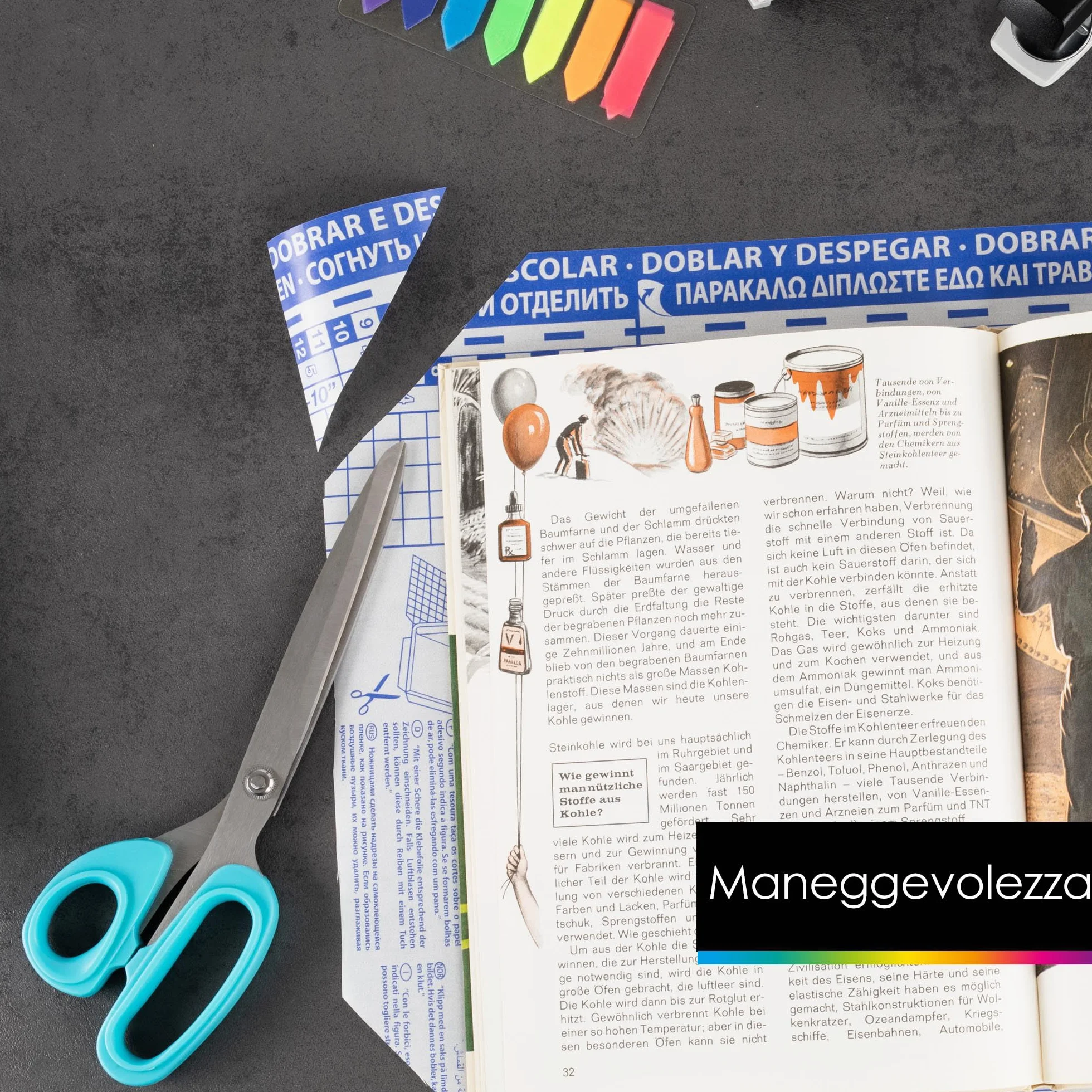 OfficeTree 15m x 40cm Pellicola Libri Adesiva - 60μ - Rotolo Copertina Libri Trasparente - Pellicola Libri Trasparente - Copertine Libri Scolastici Autoadesive
