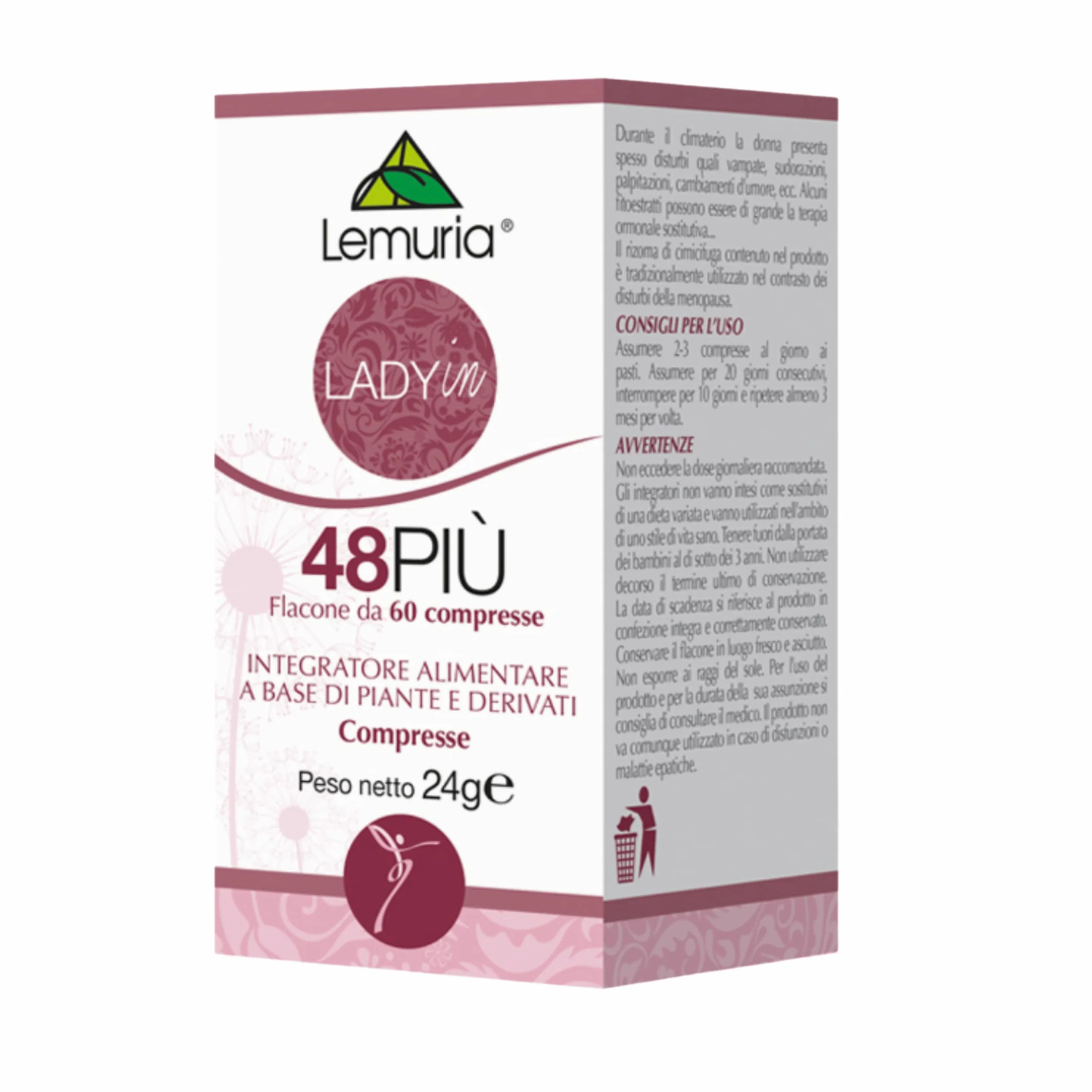 Lemuria 48 Più Cimicifuga Rizoma 60 Compresse Menopausa