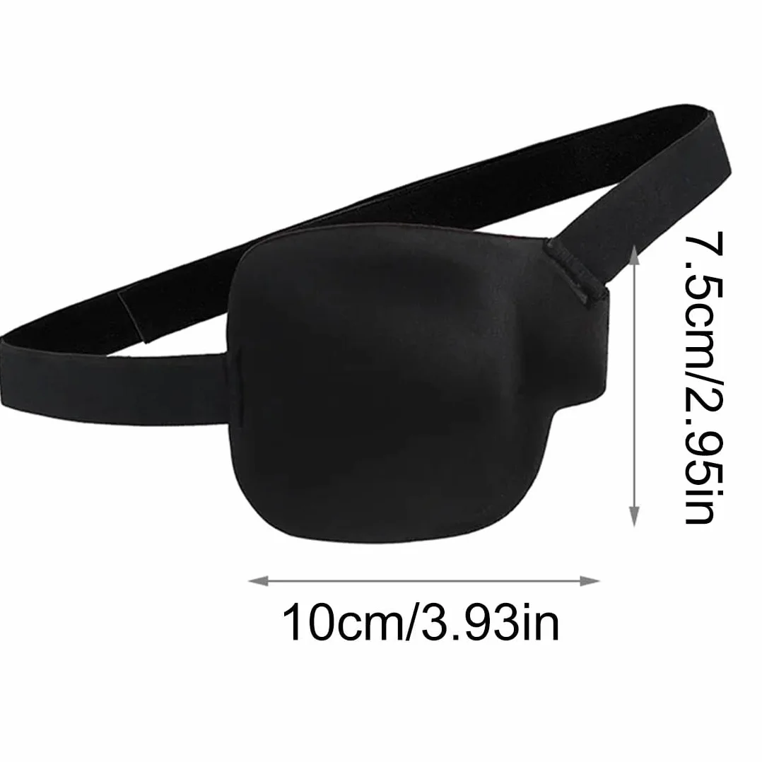 Strabismo Occhio Regolabile Patch Toppe per Occhi Pigri 3D per Bambini Adulti Sinistro Destro (Upgrade, Velcro)