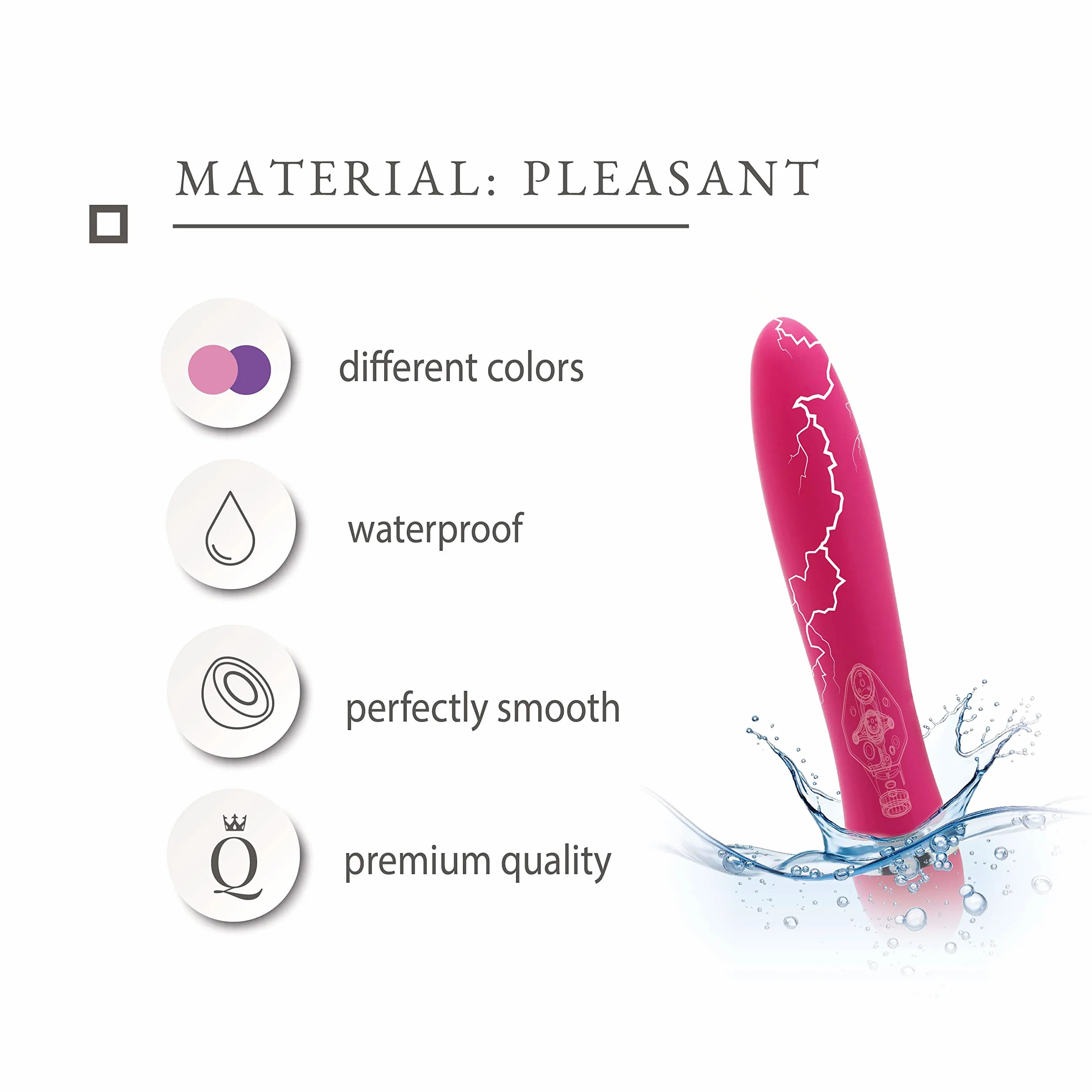 Vibratori classici Vibrazione per donna 19 cm/3 cm Sex toys multivelocità per coppia e singolo vibratore rosa Vibratore classico vibratore silenzioso donna FOPS W108