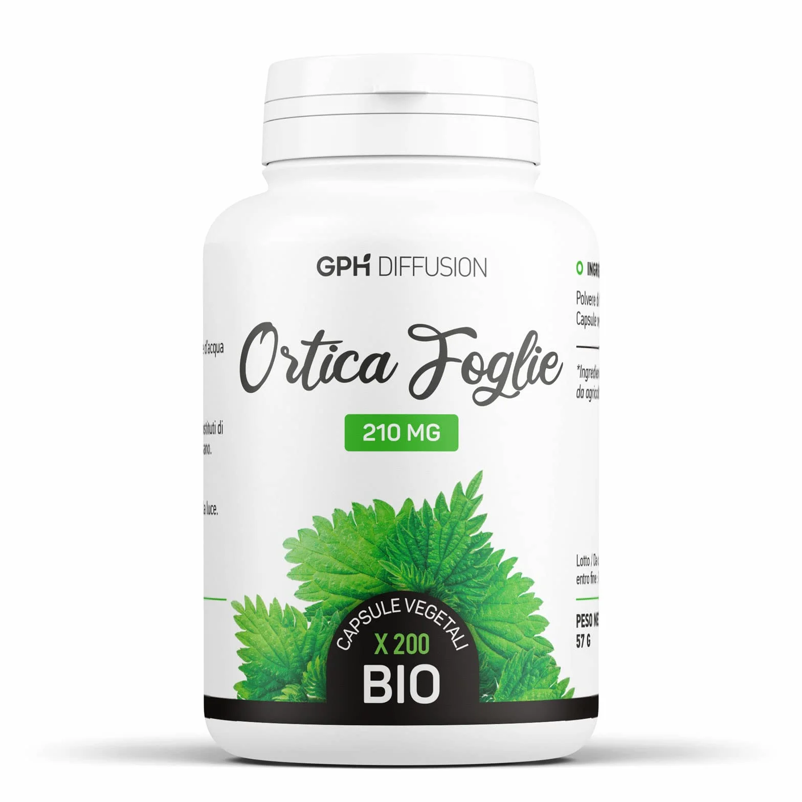 Ortica Bio Urtica dioica 210mg 200 capsule vegetali