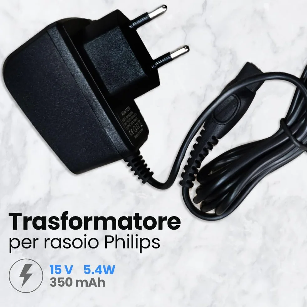 Philips OneBlade Caricabatterie 15 V 5,4 W 350 mAh Nero Anakel Home