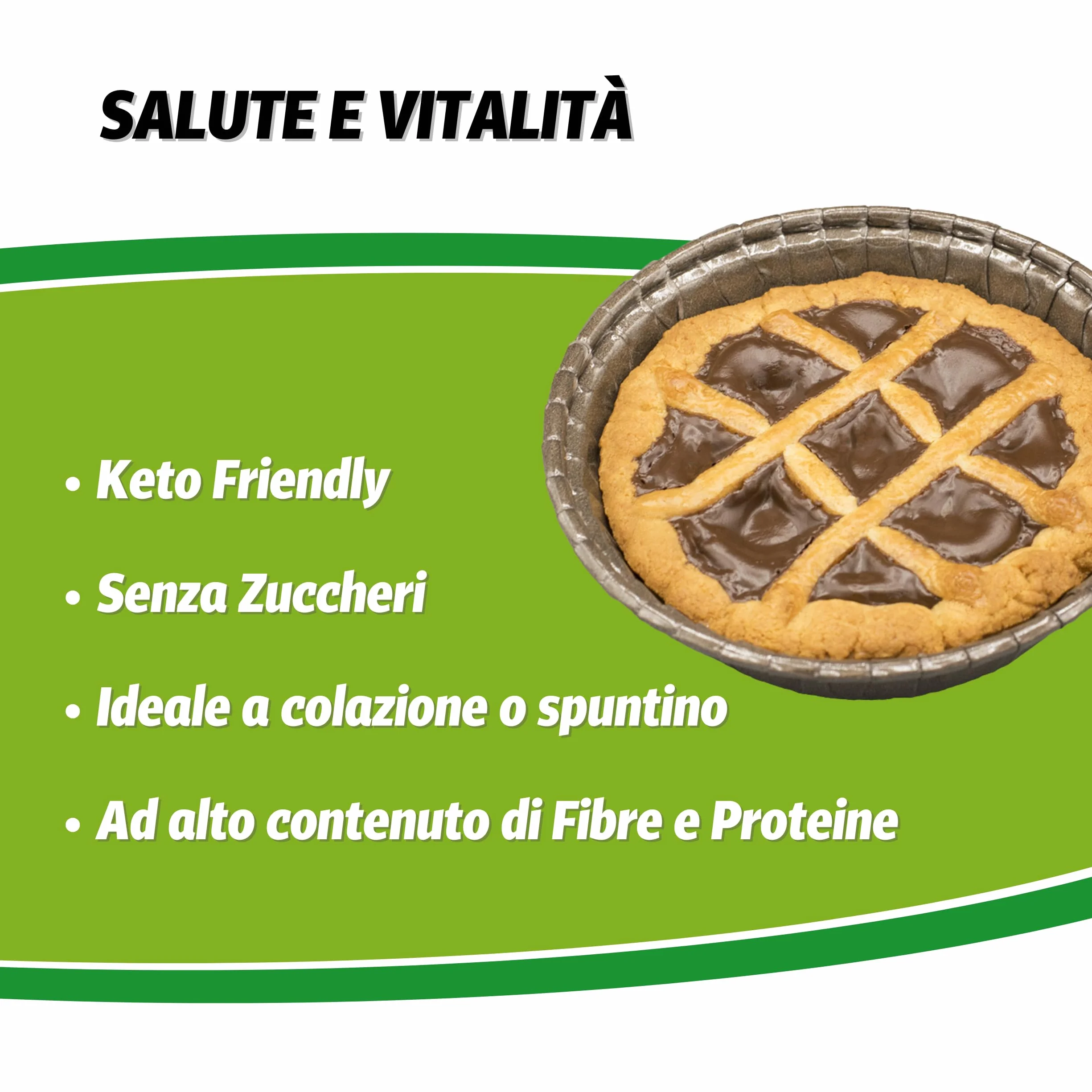 WHY NATURE Crustini Proteici Gusto Cioccolato e Nocciola 35 g Snack Proteici