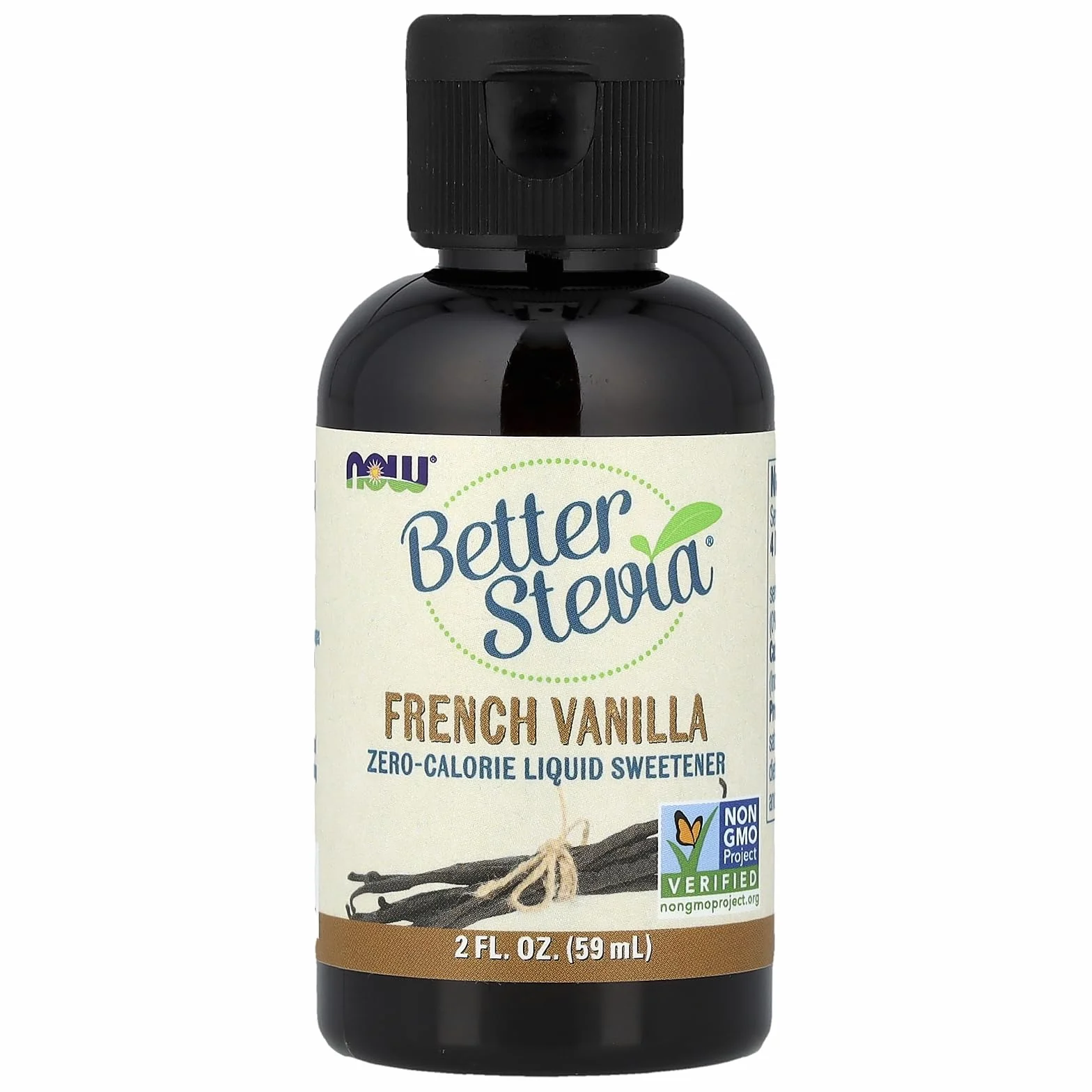 Now Foods French Vanilla Liquid Stevia, 2 Oz