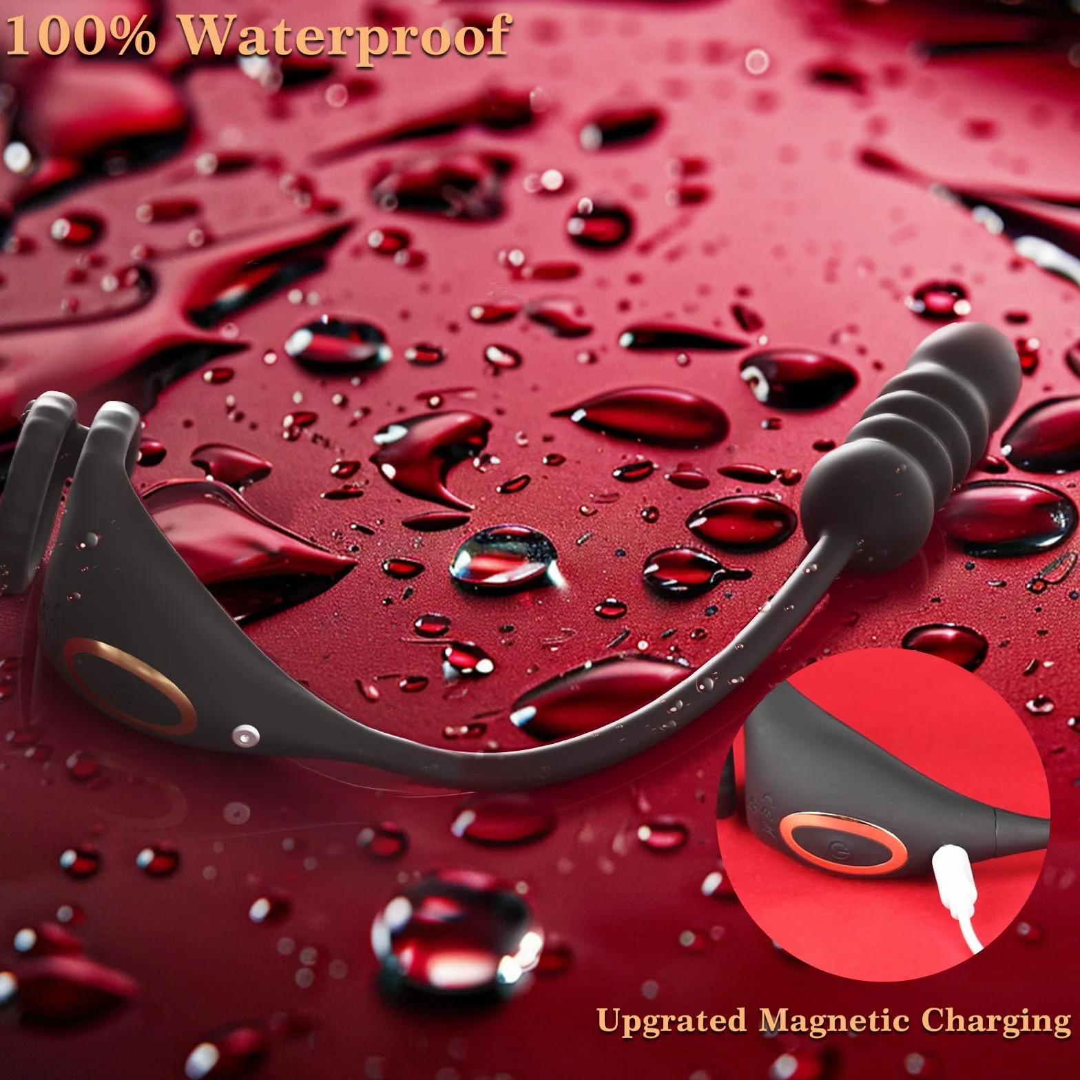 Thrusting Massaggiatori Prostata con Anelli per Uomo e Coppia, Vibratore Sex Toys per Stimolare il Anali Uomo, Medical Silicone Penis Ring con 9+9 Modalità, Morbido ed Elastico, Durevole (YDL-013)