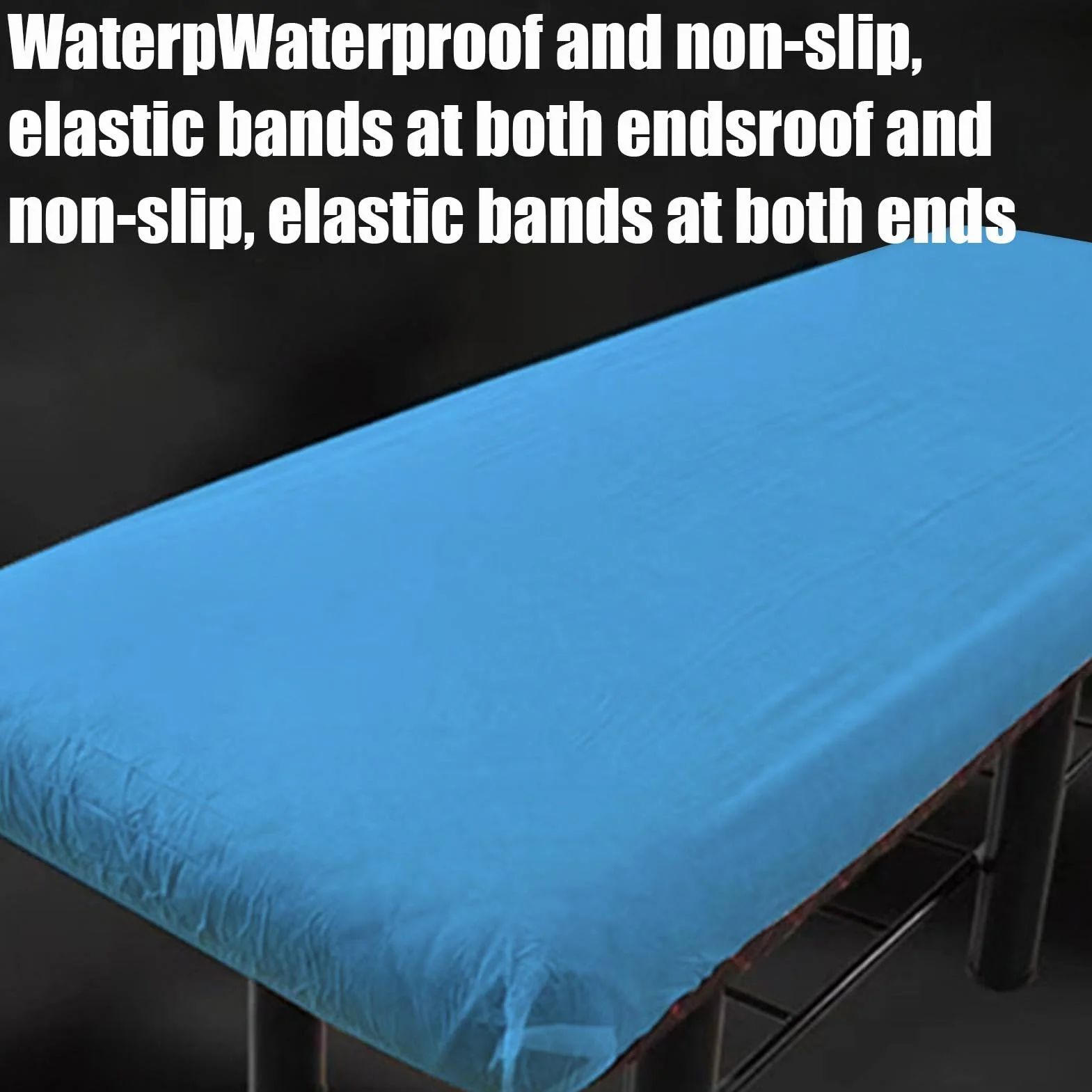Coprilettino da Massaggio 5X Blu per Spa - Lenzuola con Angoli Morbide per Estetista