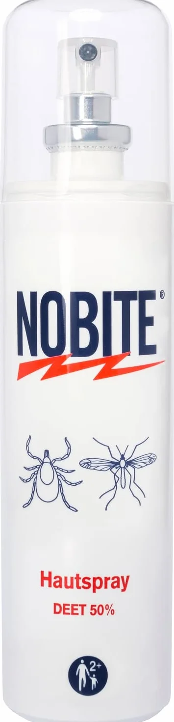 NOBITE Spray Antizanzare 100ml 50% DEET Repellente Insetti