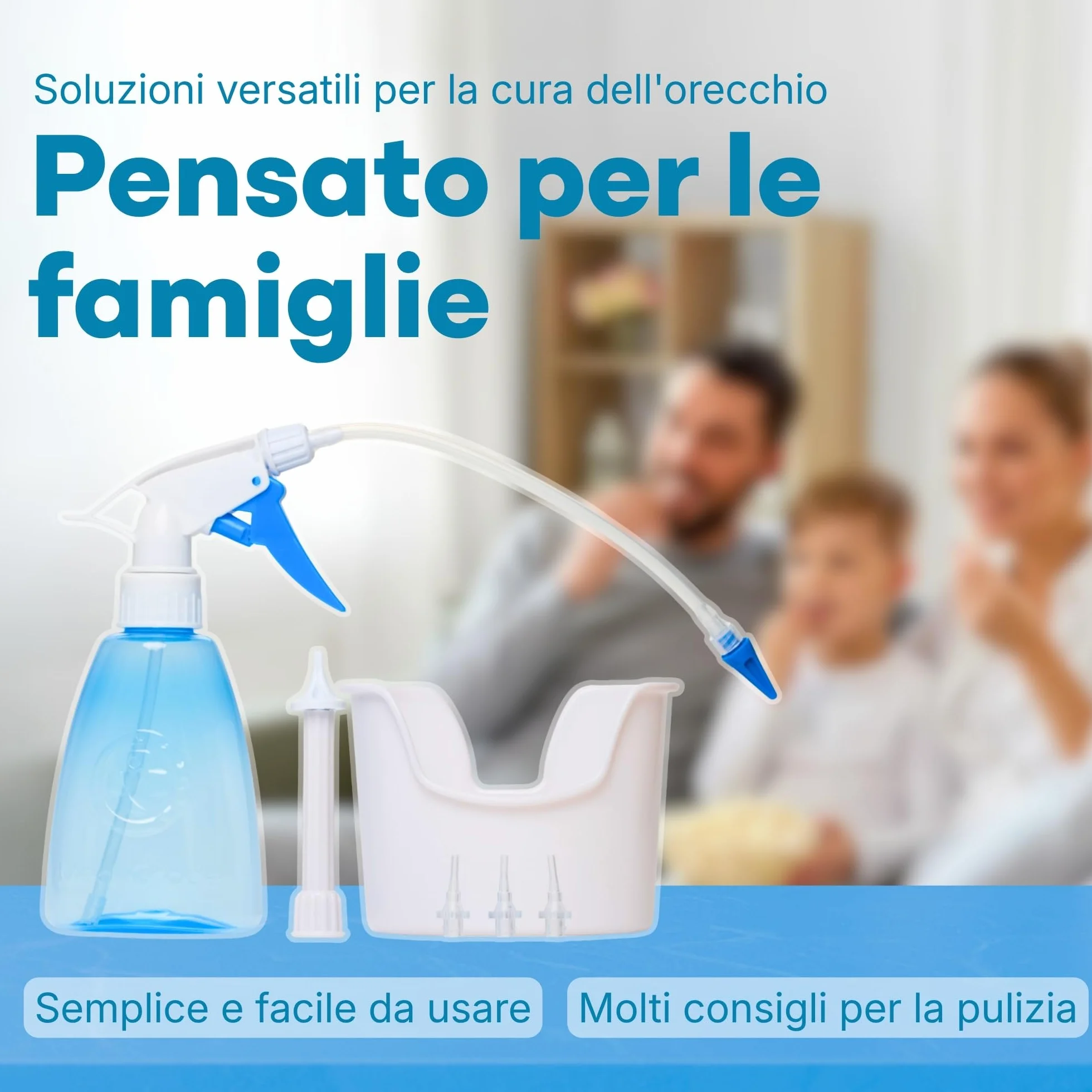 Medi Grade Kit Pulizia Orecchie 300ml – Rimozione Tappi Orecchie – Eco-Friendly Cerume Pulitore