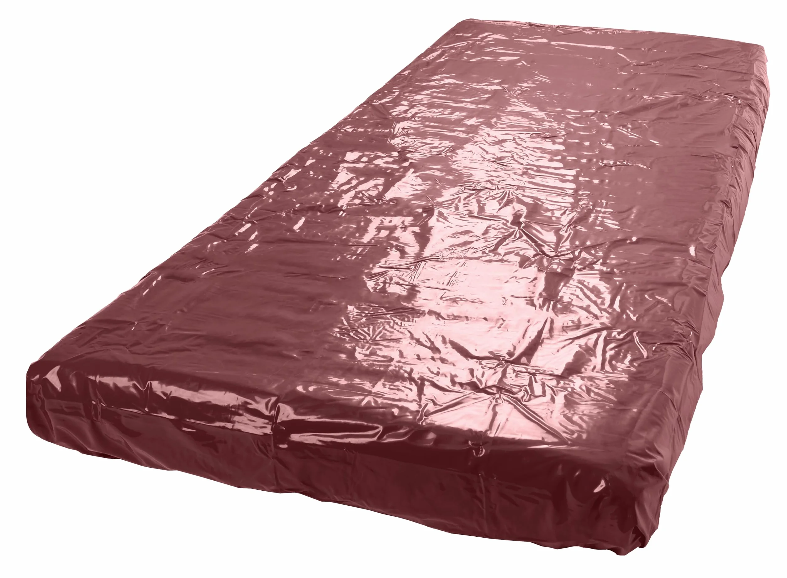 PVC Flat Bedsheet Doble Rojo