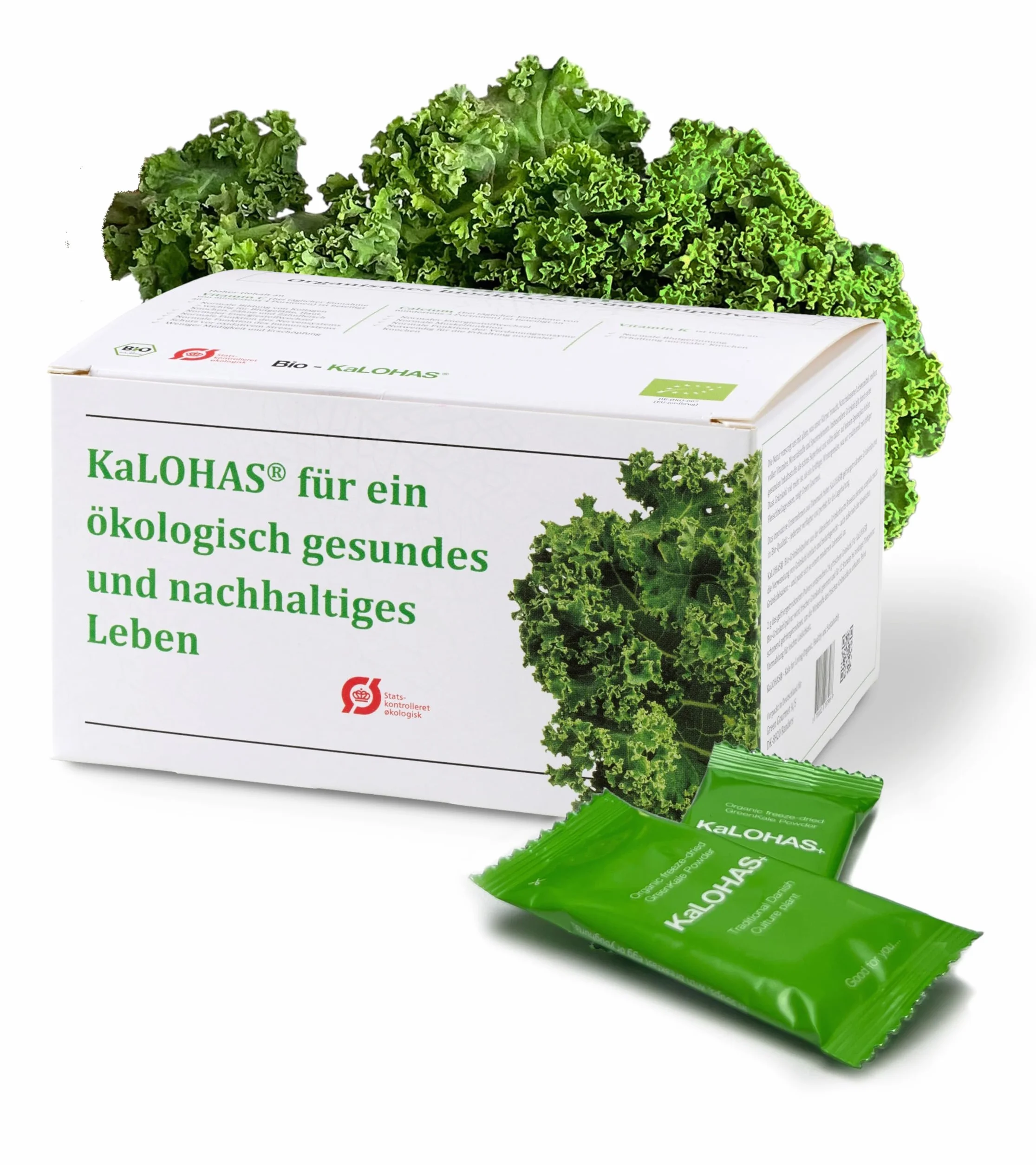 Pure Superfood Bioactive Kale Powder - Cavolo Liofilizzato, Alto Contenuto di Proteine, Kalzium, Vitamina C e K, 25 x 2g