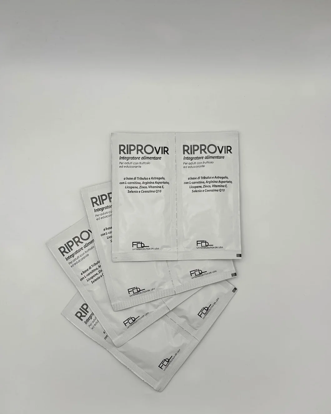 RIPROVIR integratore alimentare in bustine solubili con Tribulus, Astragalo, L-Carnitina, Zinco, Selenio, Coenzima Q10