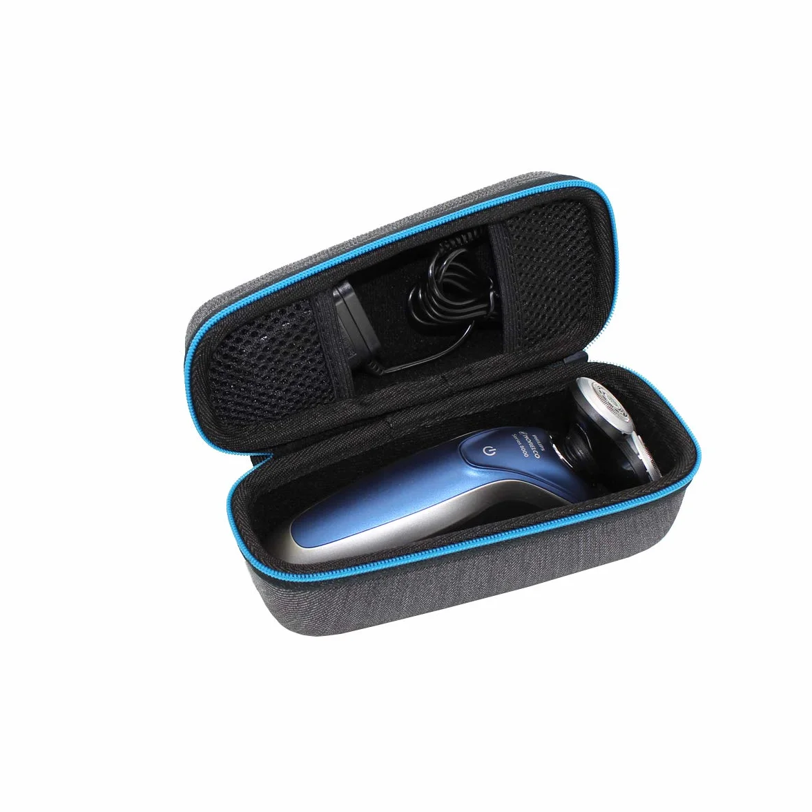 Hard Viaggio Caso scatola Custodia per Philips Series 5000/7000/9000 AquaTouch Rasoio Elettrico AquaTec Wet & Dry-S5110/06 S5600/41 S5420/06 S5400/41 S7370/41 S9711/32 di ESCOCO