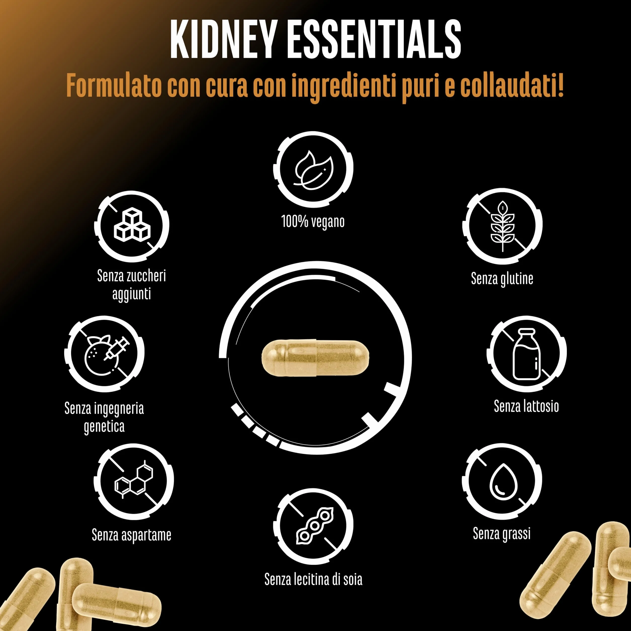 Complesso Botanical Flush ad Alto Dosaggio con Astragalo, Ortica, Amarena, Corteccia di Pino, Sedano e Verga d'Oro - 270 Capsule Vegane