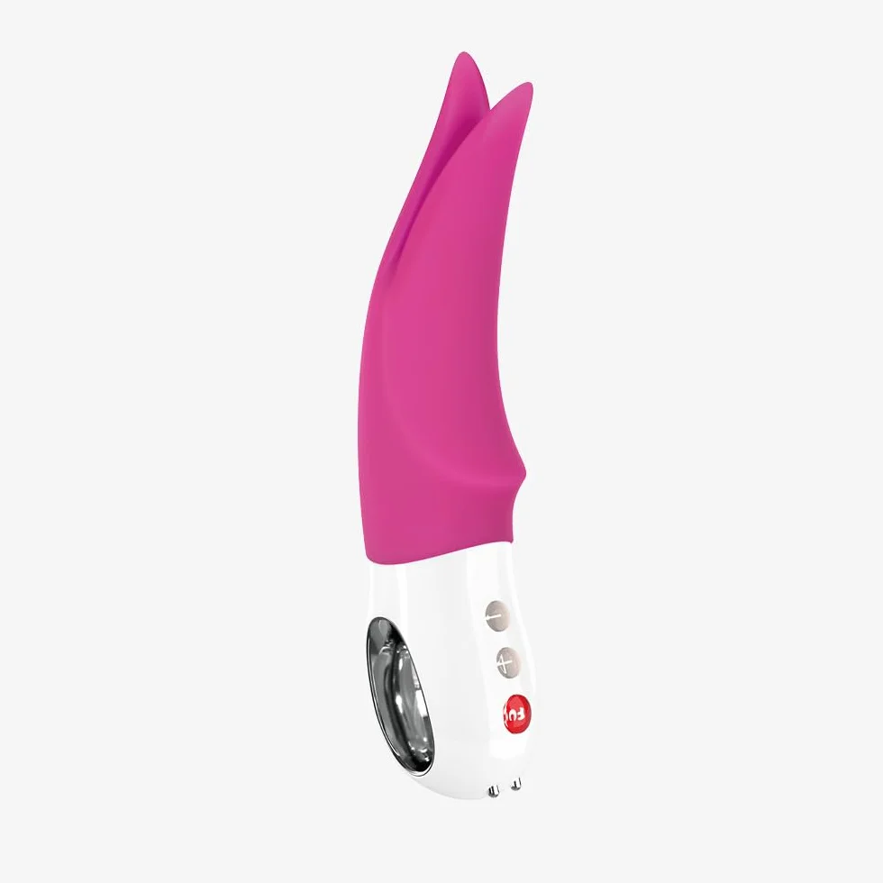 Fun Factory VOLTA - Vibratore esterno per lei con punte flessibili, Vibratori clitoride, Silicone, Rosa