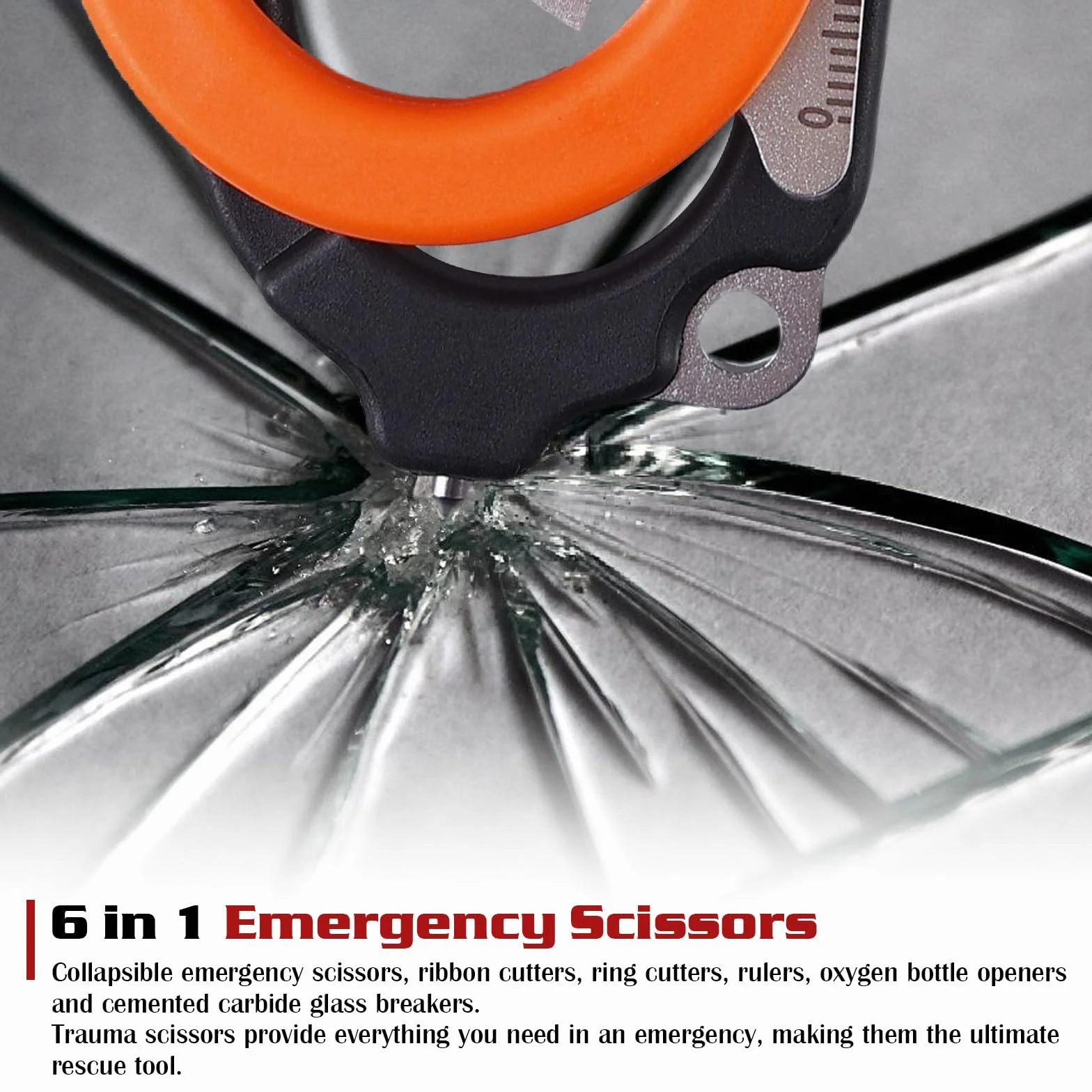 Forbici Emergenza Pieghevoli Multifunzione 6 In 1 Raptor Multitool Pinze Soccorso
