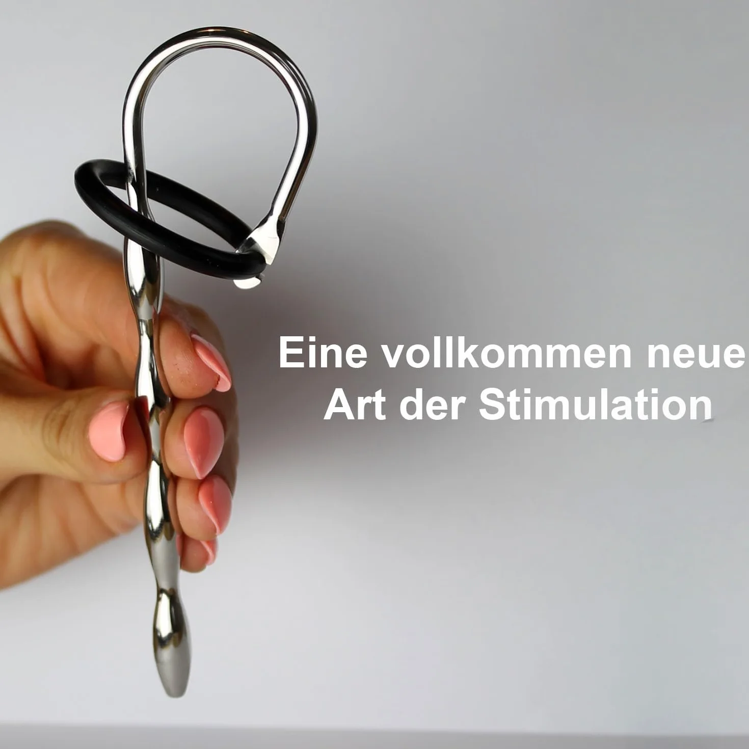 FOPS Dilatatore Uretrale Acciaio Inossidabile 12cm ⌀0.8cm Sonda Uretrale Maschile Sex Toy Uomo Anello Pene 2.5-3cm Urethral Plug Bordi Lisci Argento Per Piacere Intenso N16-23