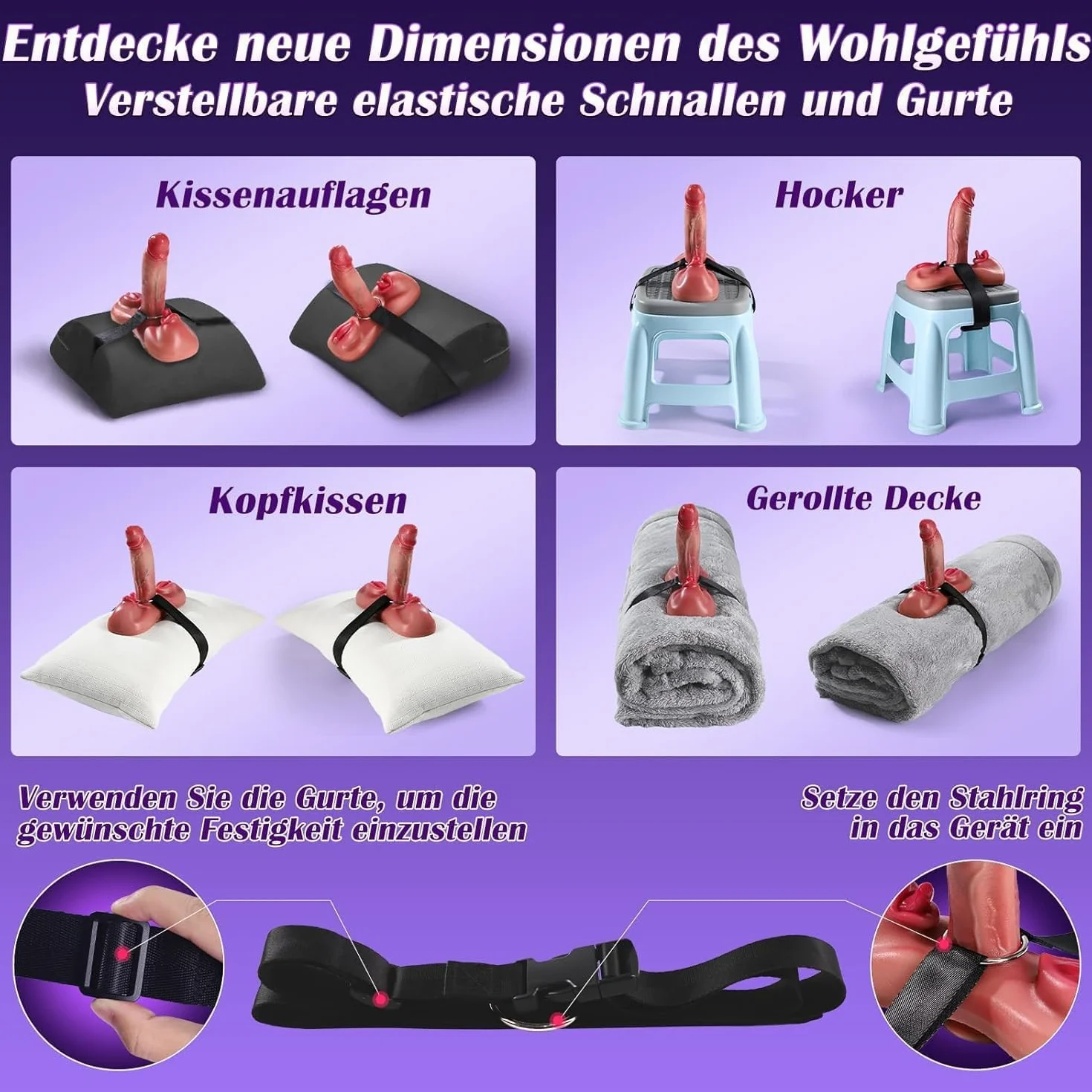 Funsgetoy Dildo Realistico AI 6 In1 Con Oscillazione, Vibrazione, Riscaldamento Estensione e Leccante Vibratoriper Donne, Controllo App Con Fascia. Sexytoysys Donna Coppia