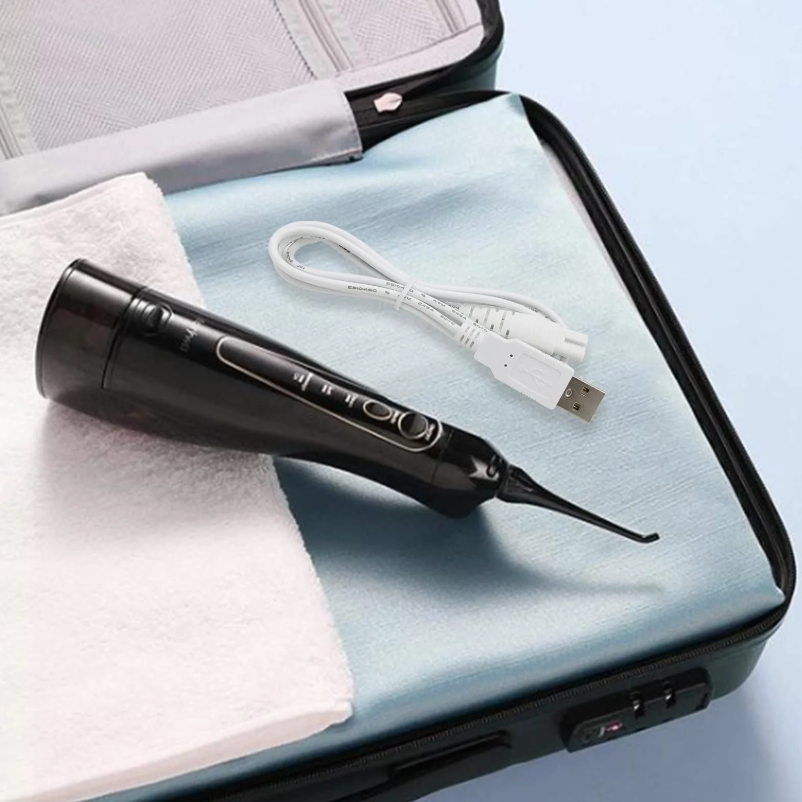 Flosser di ricambio per Hangsun Nicwell Nicefeel USB cavo di ricarica bianco