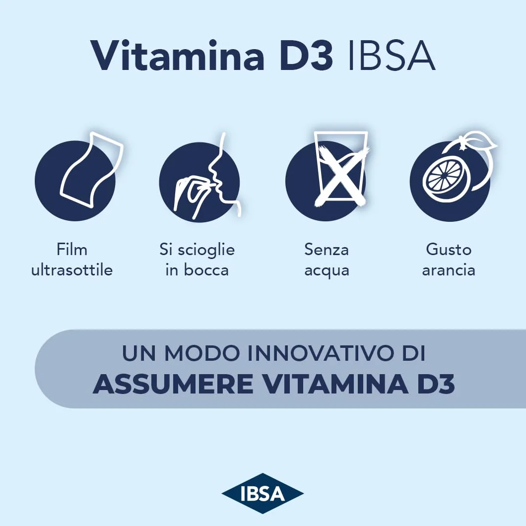 Vitamina D3 IBSA 2000 UI - 30 Film Orodispersibili