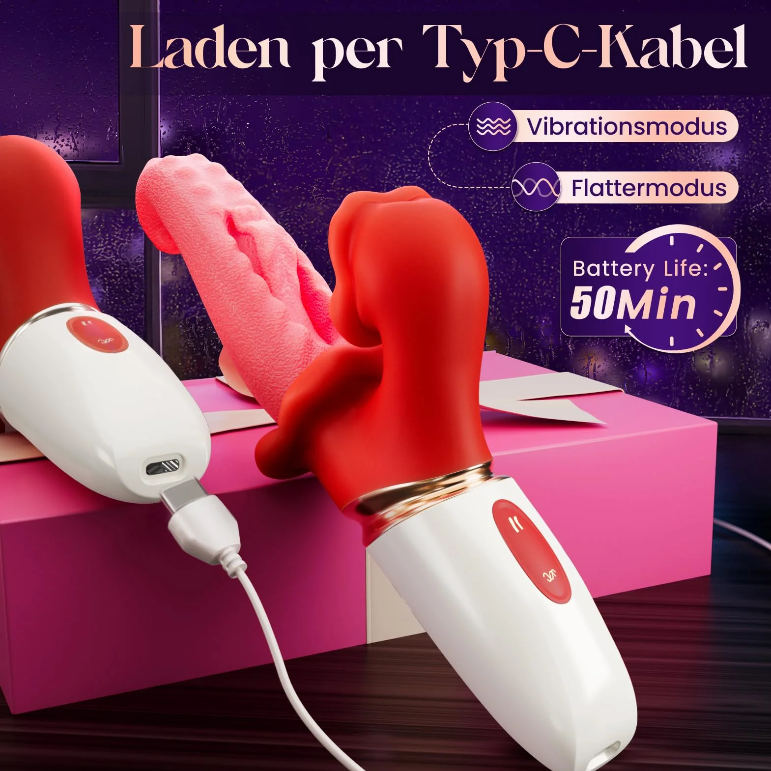 Dildo Vibratoreper Donna Professionale Sex Toys, 7 Vibratore Leccata e Battiti Sexytoysys Donna Coppia, Vibratoriper Donne Sex Toy, Vibratoreper Donna Piccolo Vibratore Donna Toys Sessuali per Donna