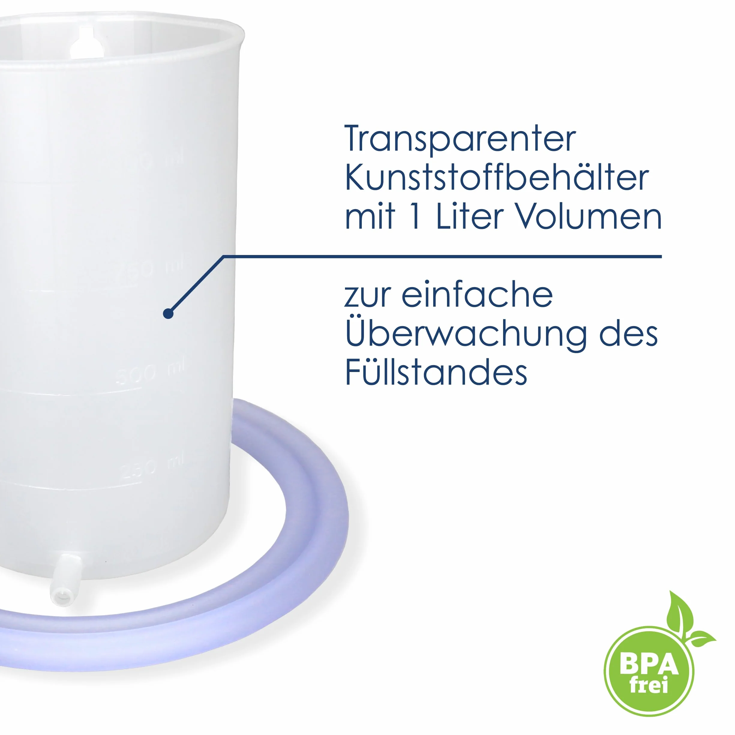 Dr. Wunder Darmeinlauf-Set 1 litro con 2 x tubo intestinale: set completo di irrigatore senza BPA - per lavaggio intestinale con acqua, caffè o tè - Include istruzioni (lingua italiana non garantita)