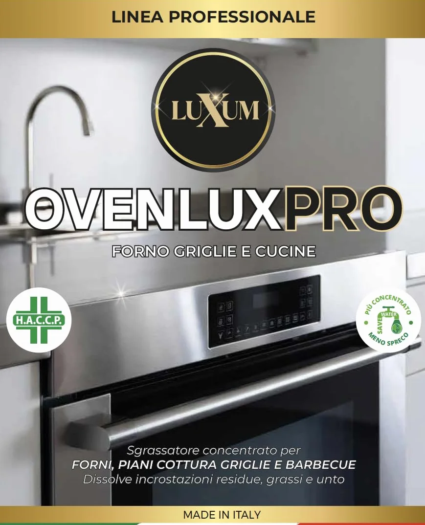 OvenLux PRO Detergente sgrassante decarbonizzante HACCP – 750 ml