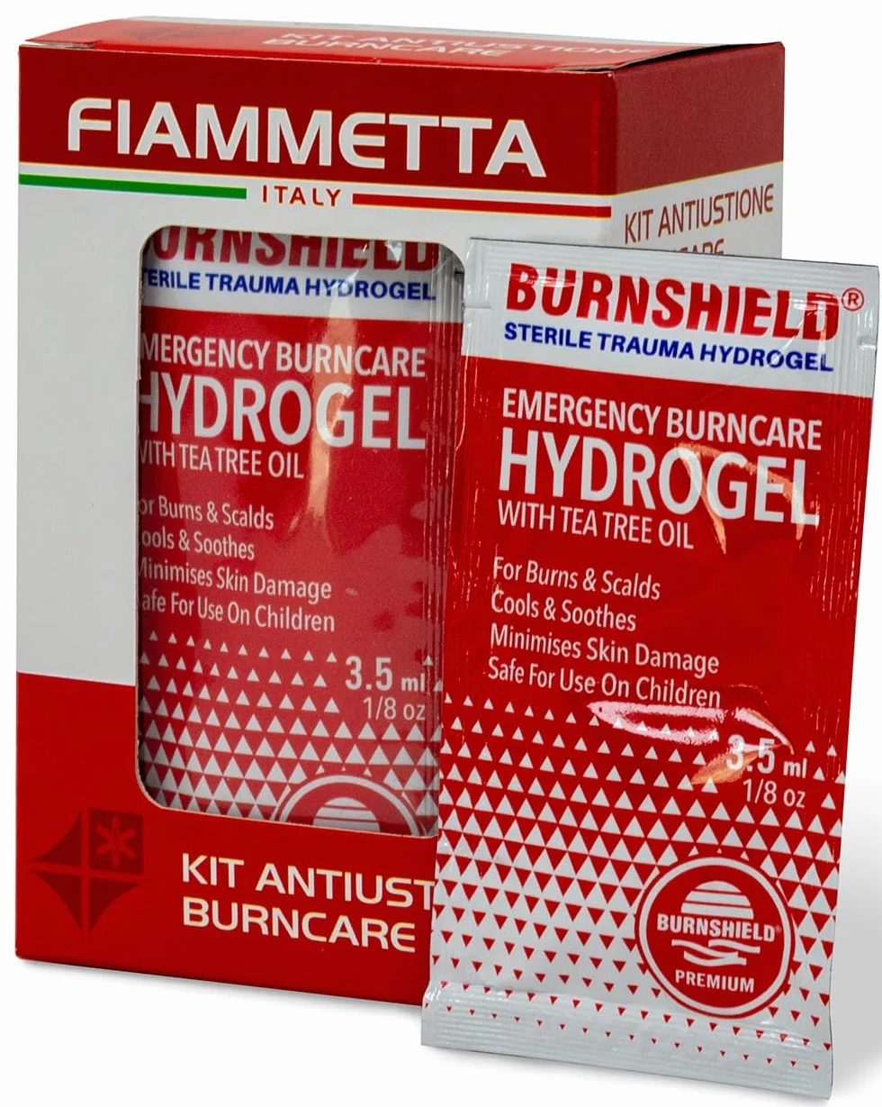 GEL PER USTIONI 10 bustine Preparato Pronto Soccorso 3,5 g sterile BURNSHIELD --