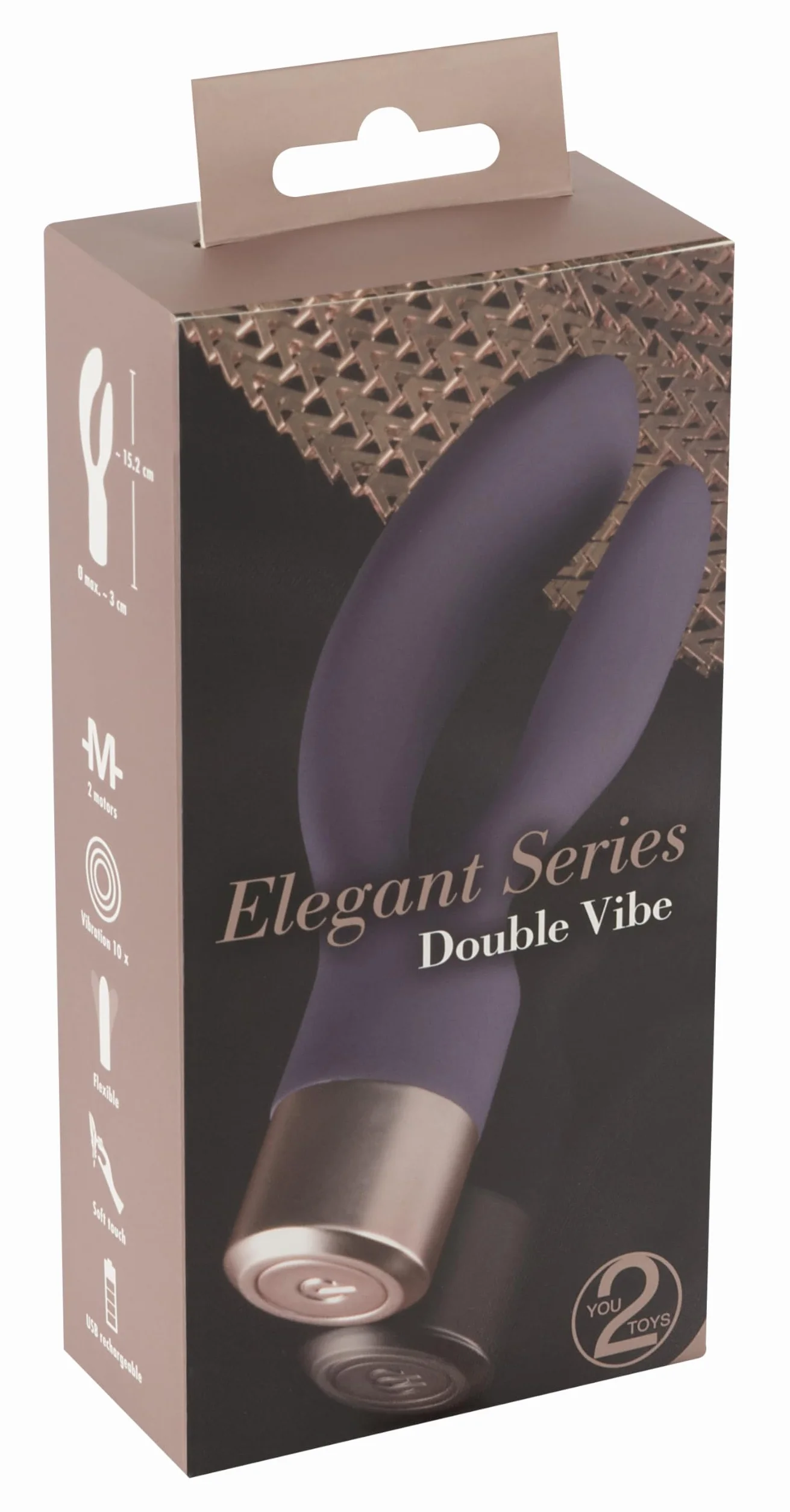 You2Toys Elegante Vibratore Rabbit - 180 Gr